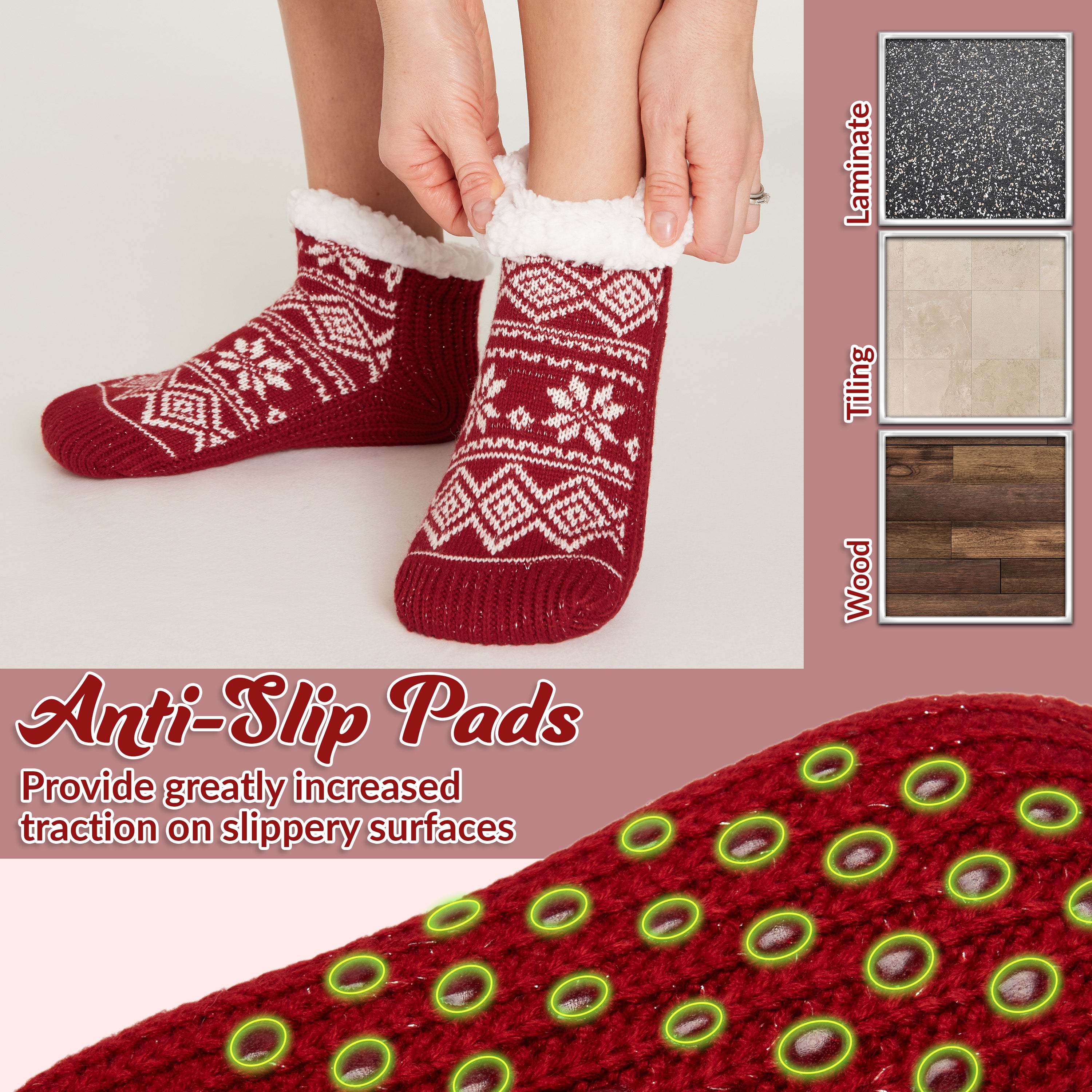 get-trend-citycomfort-chaussettes-pilou-femme-antid-rapantes image 7