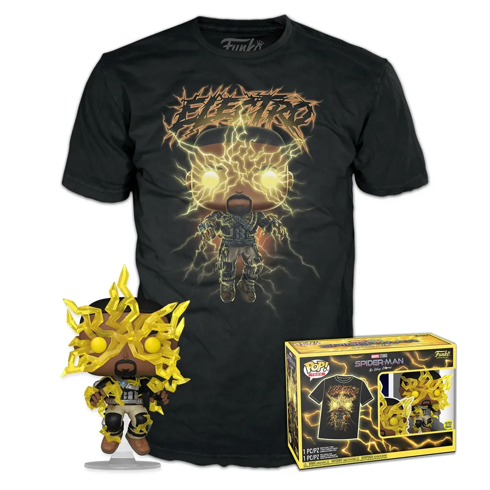 funko-pop-tee-electro-nwh-t-shirt-s-figurine image 1