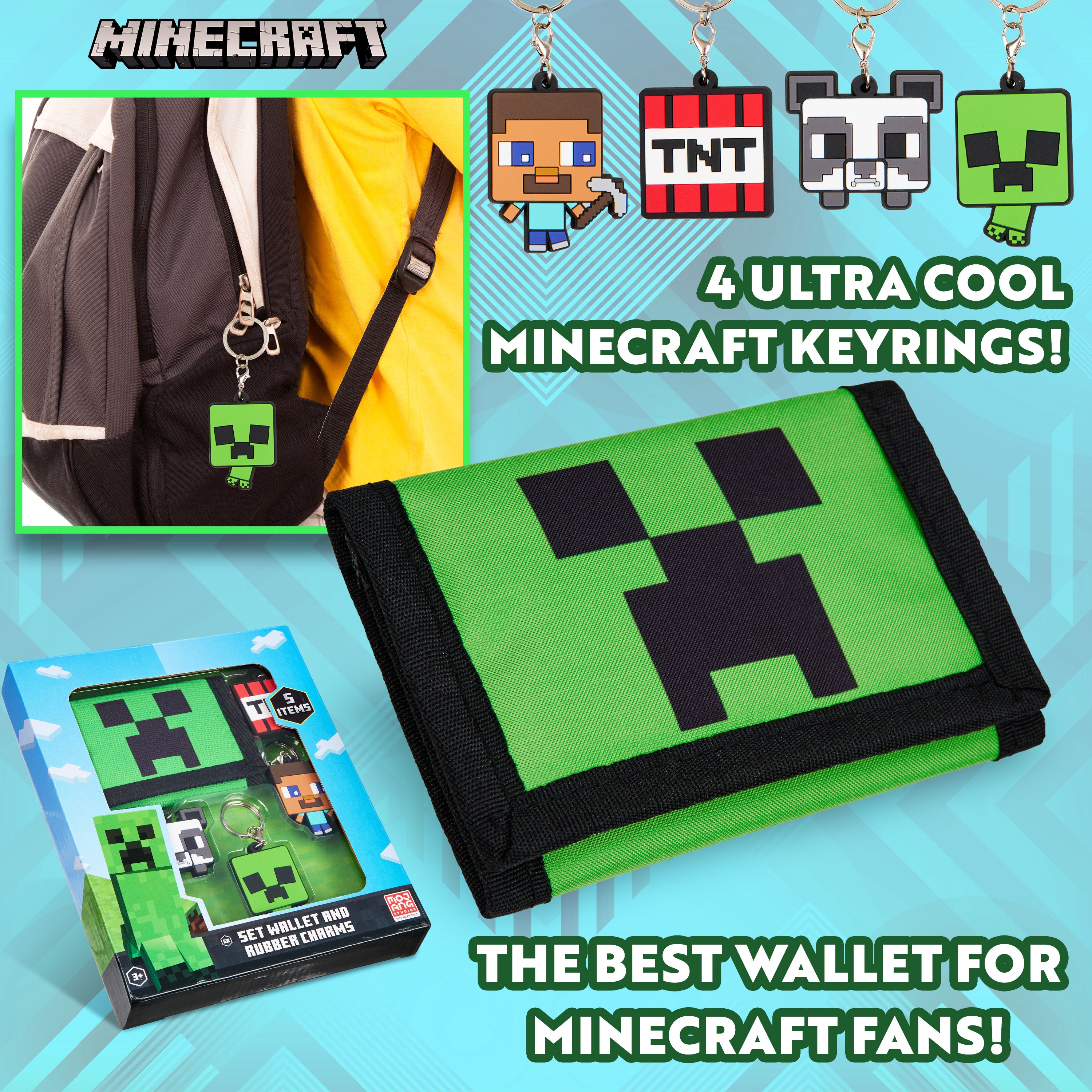 minecraft-portefeuille-gar-on-creeper-4-porte-cl-s image 6