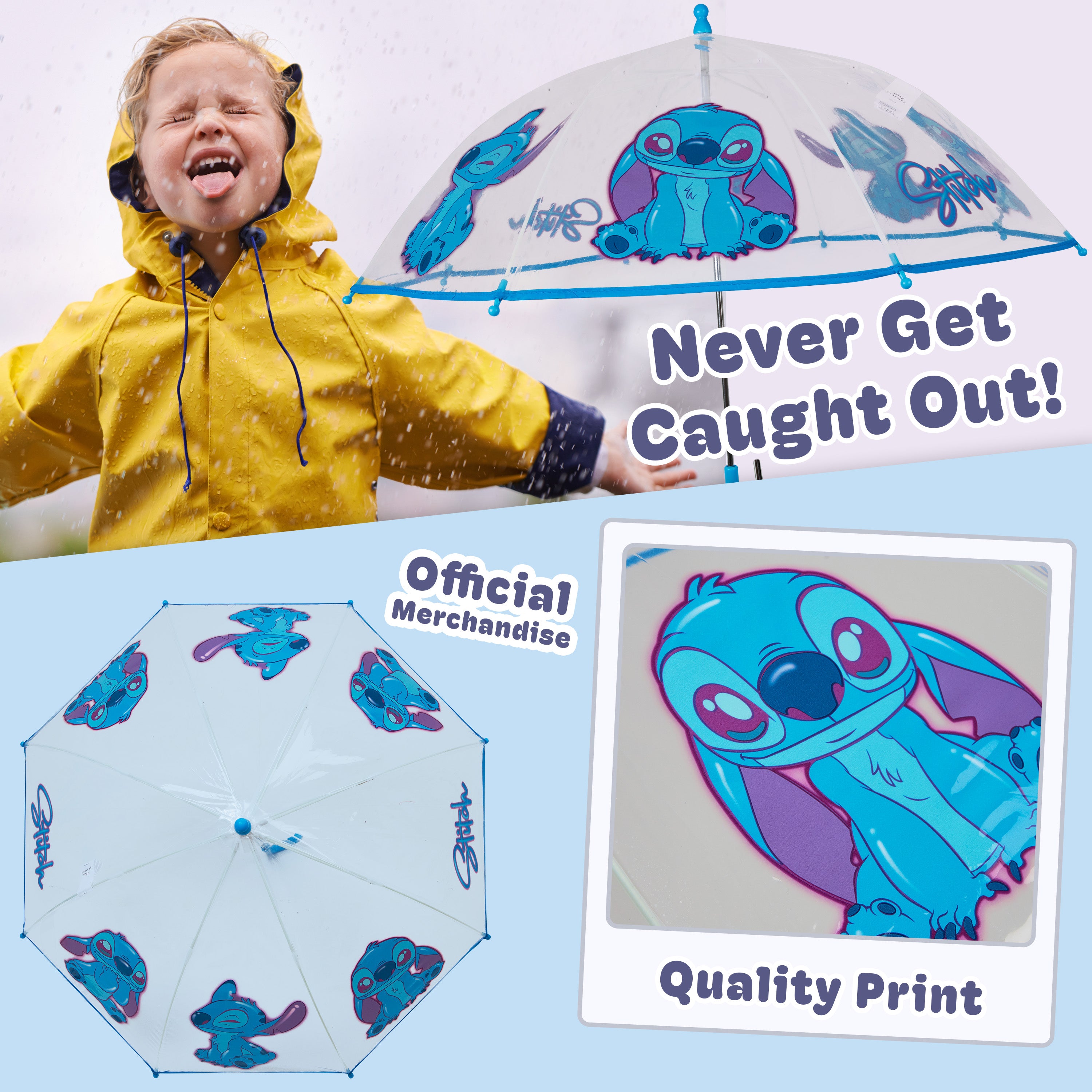 get-trend-girls-disney-stitch-parapluie-transparent-cloche-fille image 5