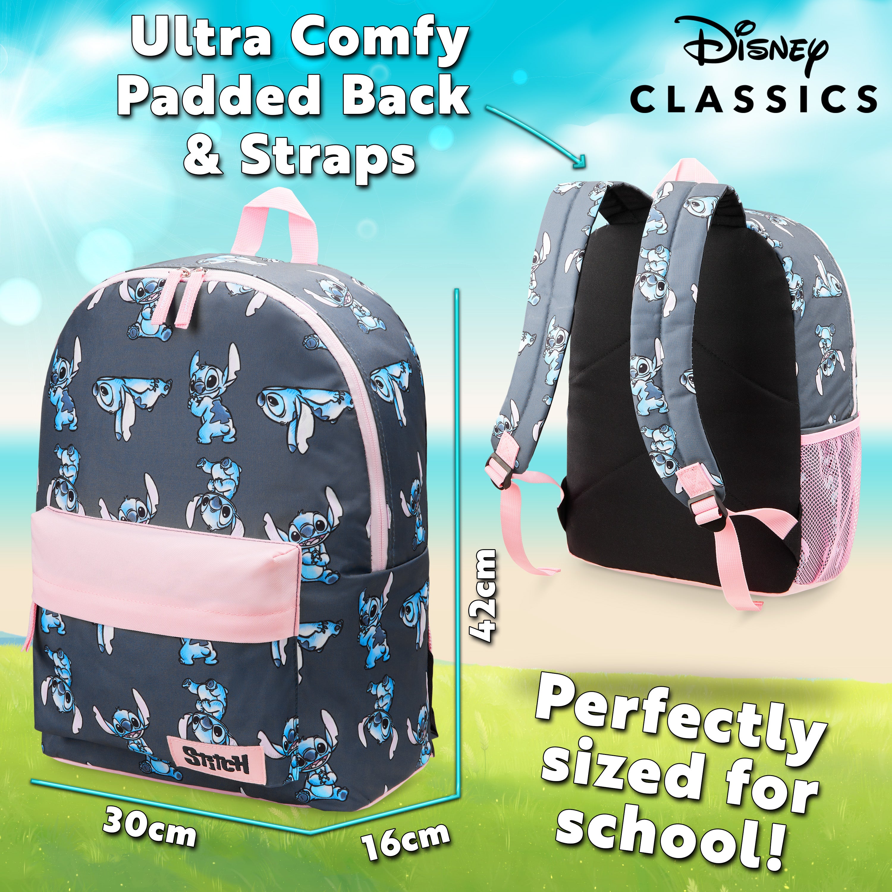 get-trend-school-supplies-disney-stitch-sac-dos-fille-cole image 6
