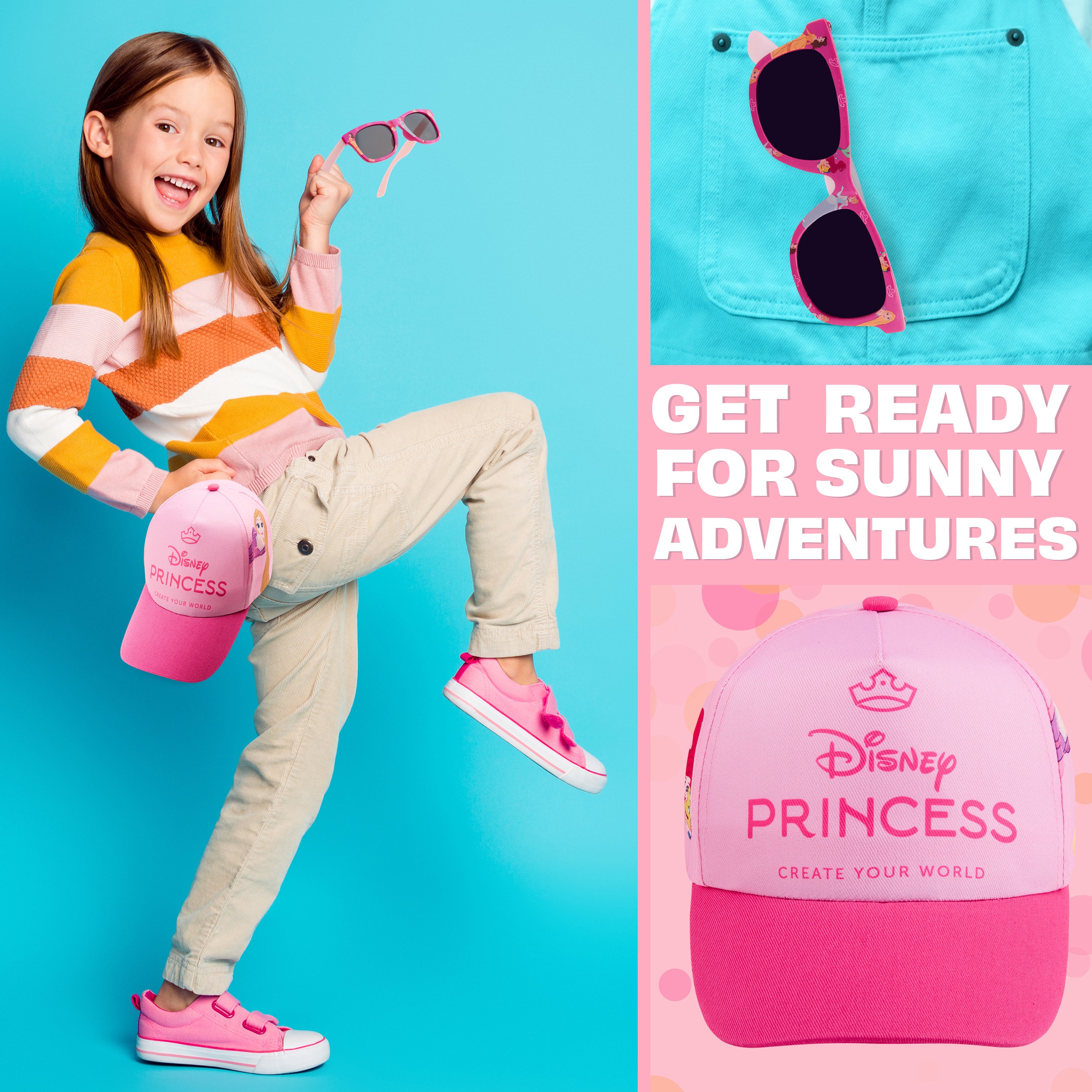 princesses-disney-casquette-lunettes-uv400-fille-t image 2