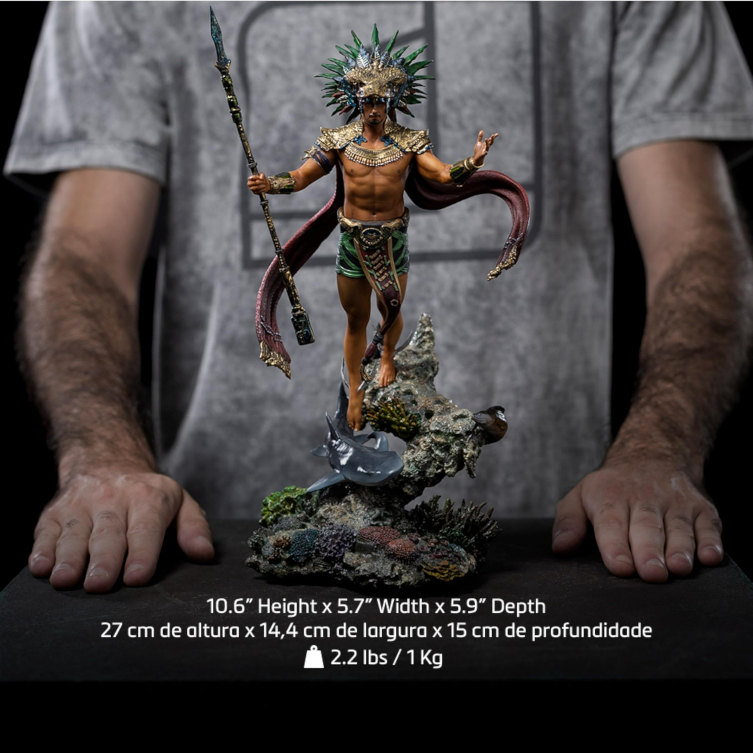 iron-studios-king-namor-wakanda-forever-statue-27-cm-1-10-deluxe image 7