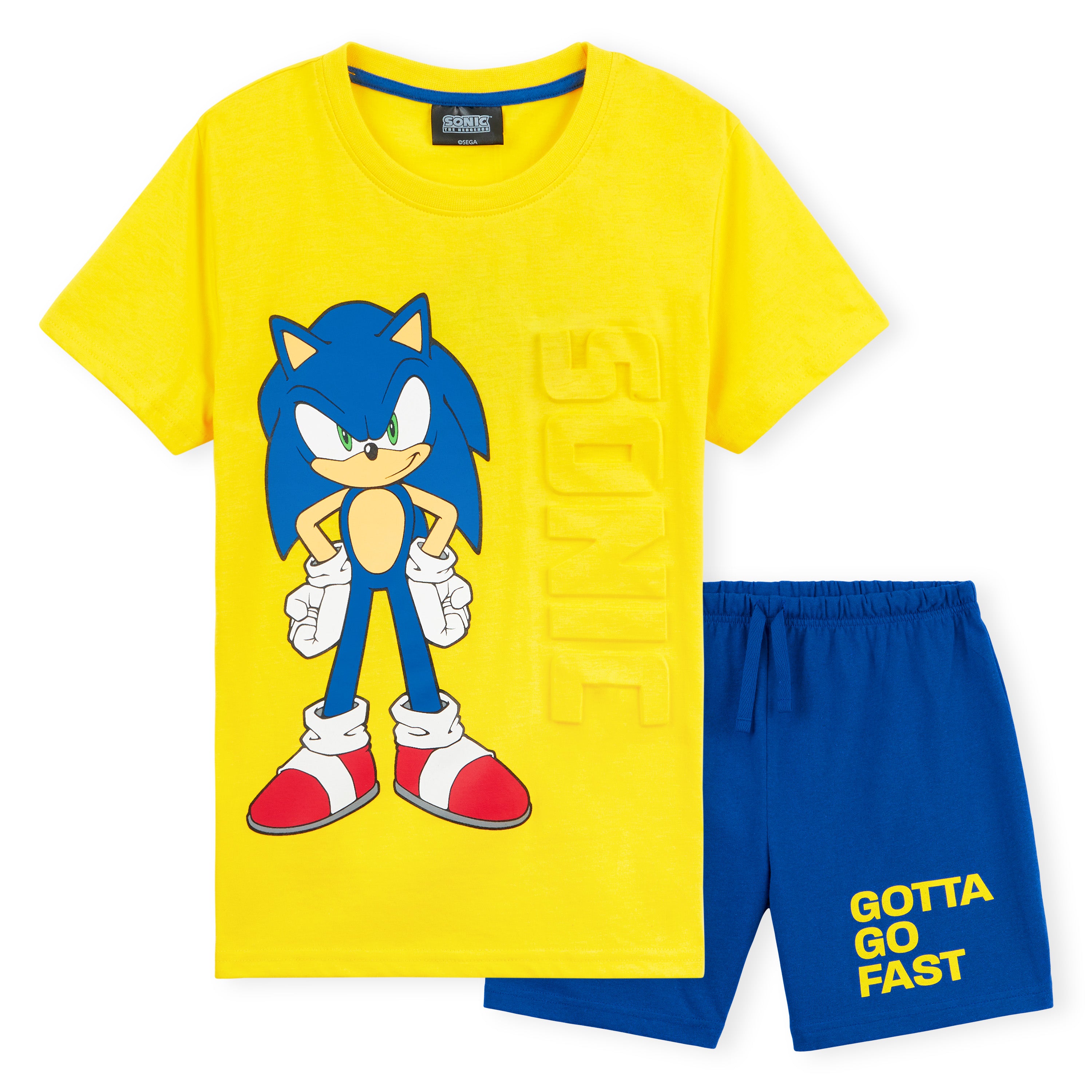 sonic-boys-pyjama-enfant-court-coton-t-gamer image 1