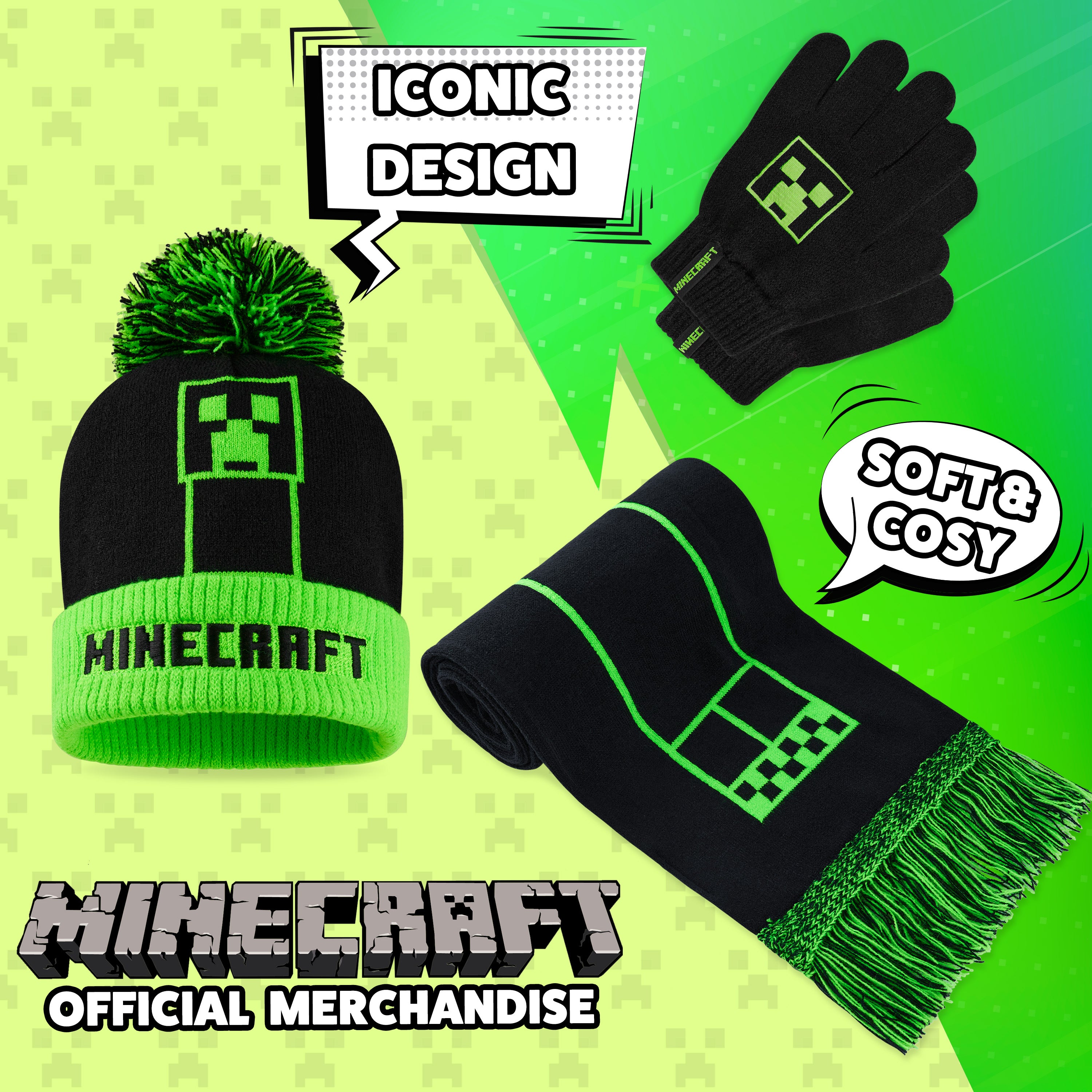 minecraft-ensemble-hiver-gar-on-bonnet-charpe-gants-3-pi-ces image 3