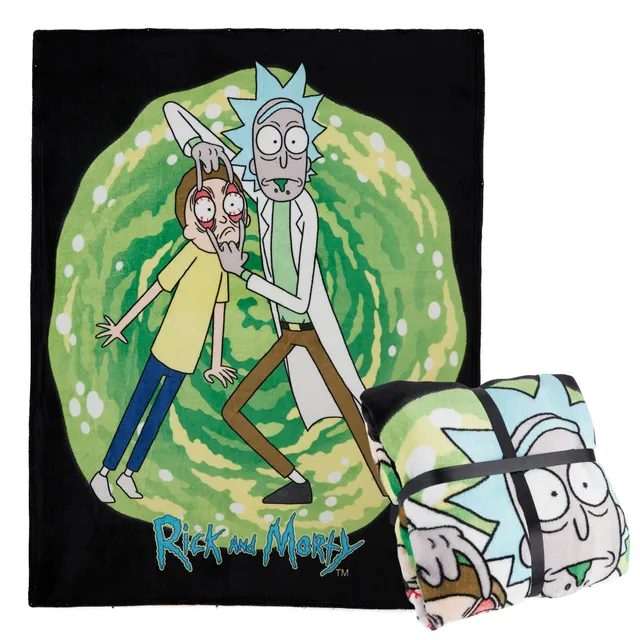 get-trend-home-kitchen-plaid-rick-et-morty-polaire-150x130-vert image 1