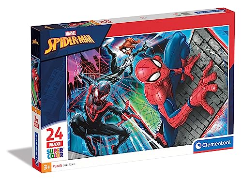 clementoni-supercolor-puzzle-spider-man-24-maxi-62x42-cm image 8