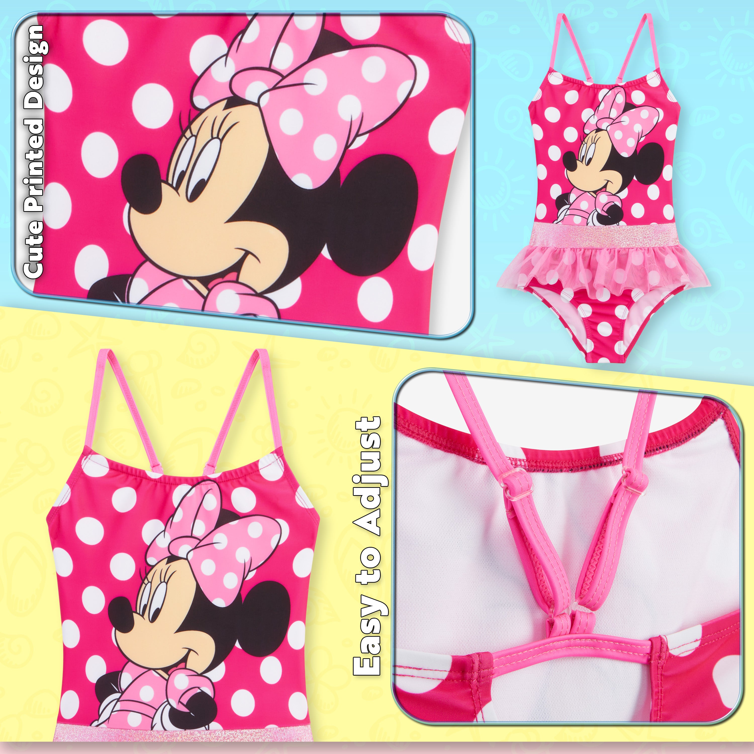 disney-minnie-maillot-de-bain-fille-une-pi-ce-2-6-ans image 5