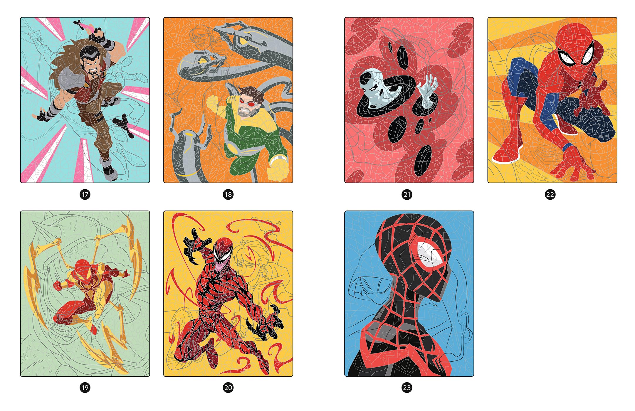 marvel-spider-man-coloriages-magiques-h-ros-vilains-livre-7 image 6