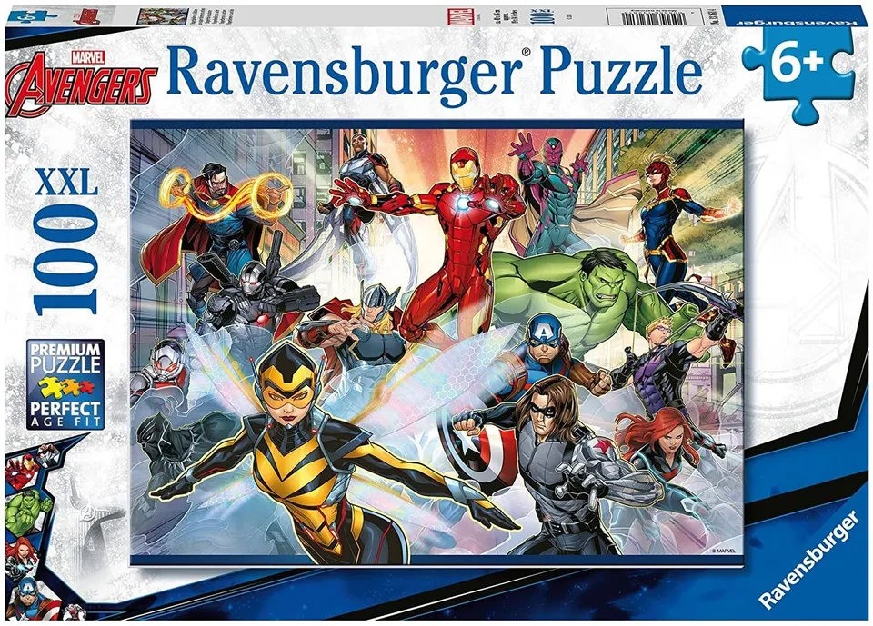 ravensburger-marvel-avengers-puzzle-xxl-100-pi-ces-6-ans image 1