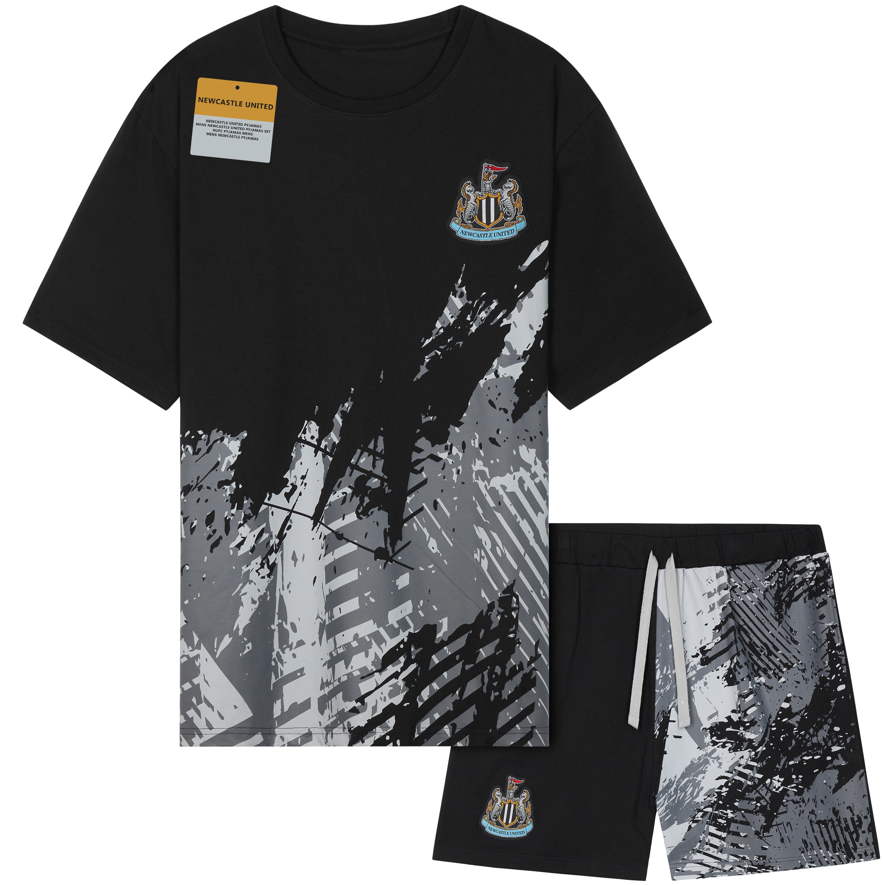 get-trend-men-pyjama-homme-court-foot-newcastle-taille-s-3xl image 1