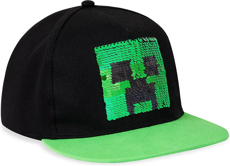 minecraft-casquette-gar-on-creeper-tnt-trucker-taille-unique image 1