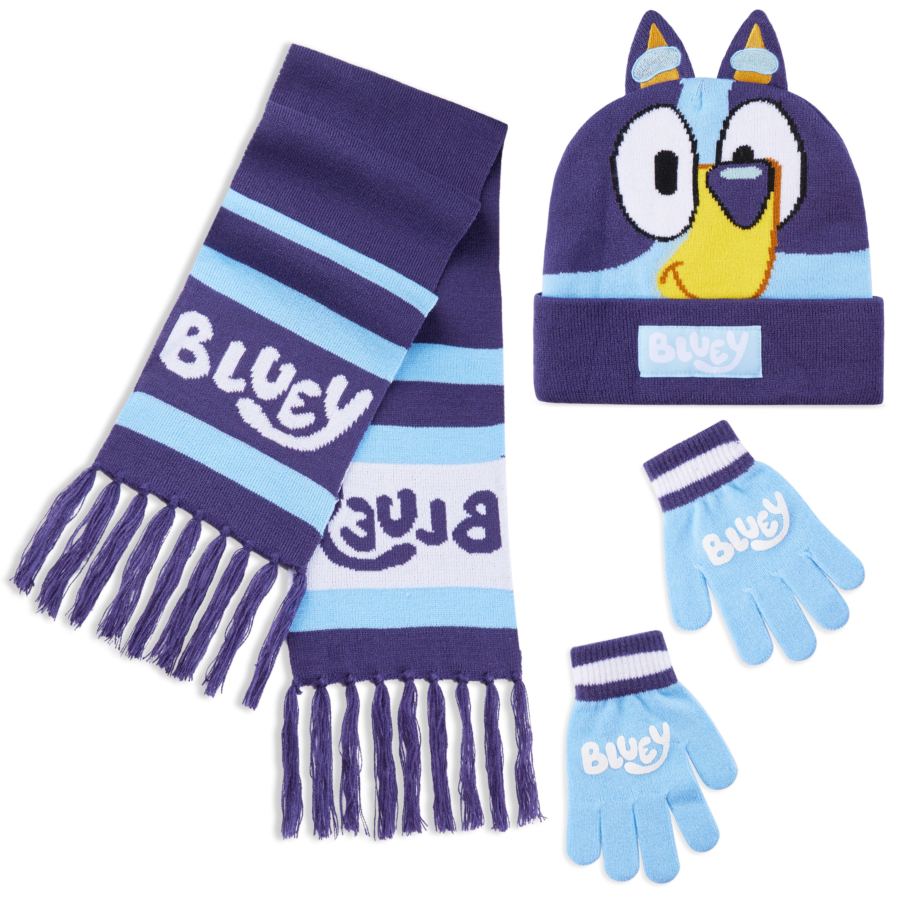 bluey-ensemble-hiver-enfant-bonnet-charpe-gants image 4
