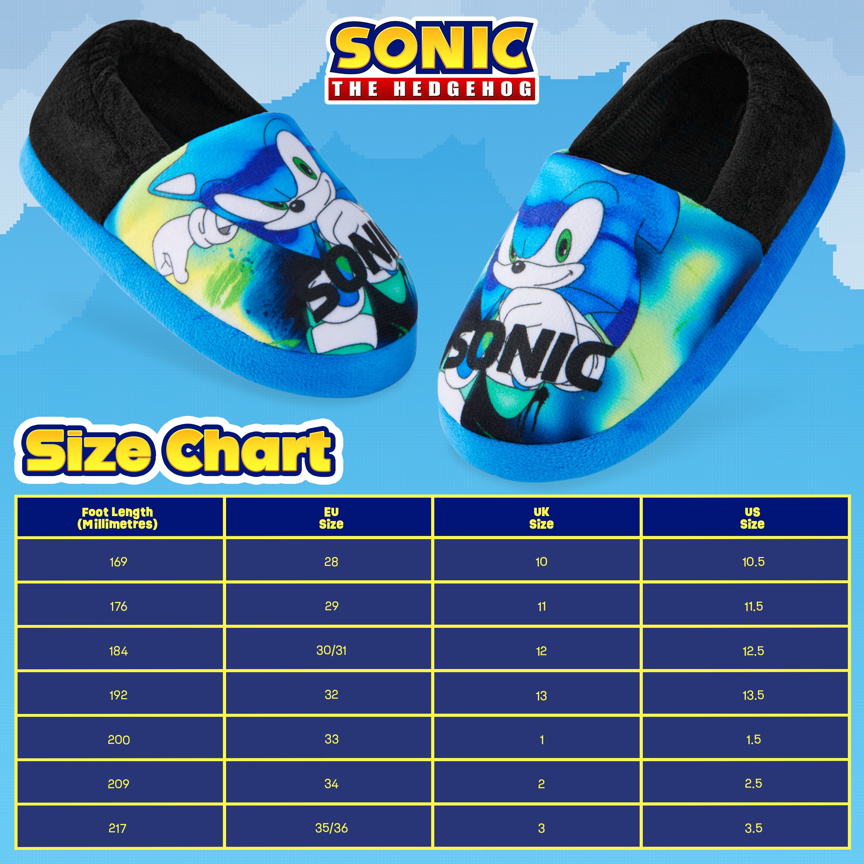 sonic-chaussons-gar-on-3d-chauds-antid-rapants-taille-30 image 6