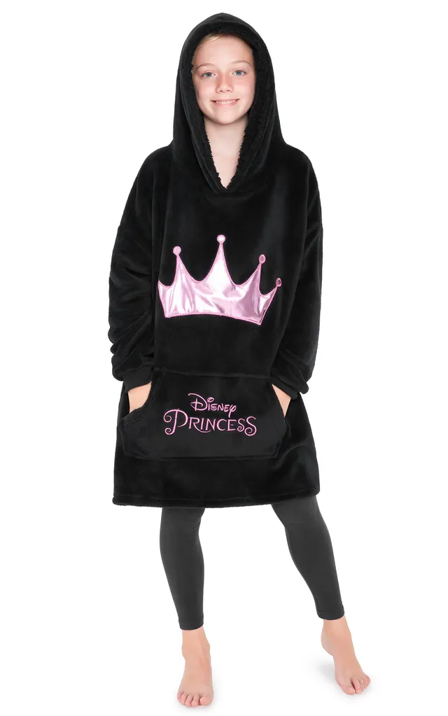 disney-sweat-plaid-enfant-princesse-taille-unique-polaire image 1