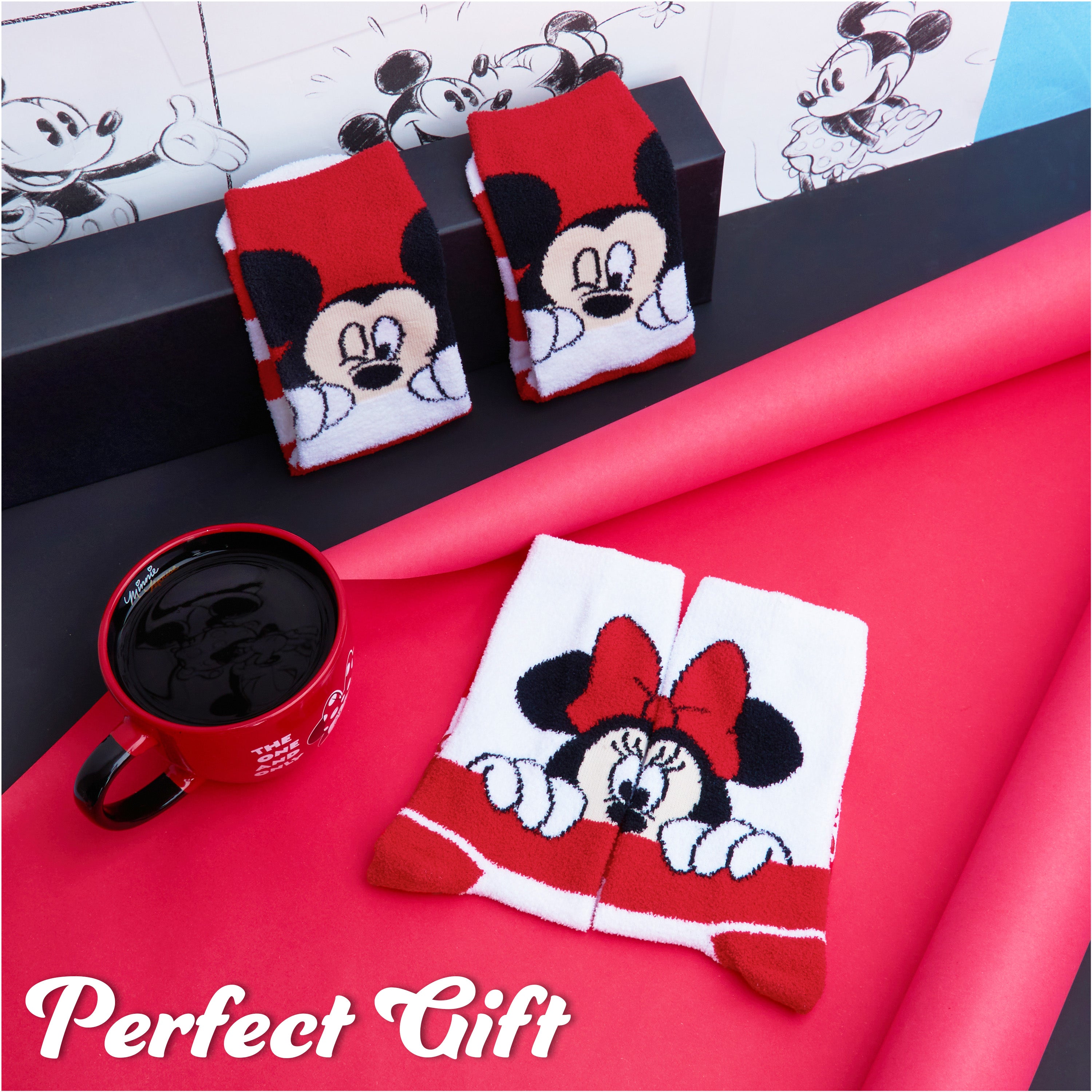 disney-mickey-chaussettes-pilou-femme-antid-rapantes-lot-2 image 2