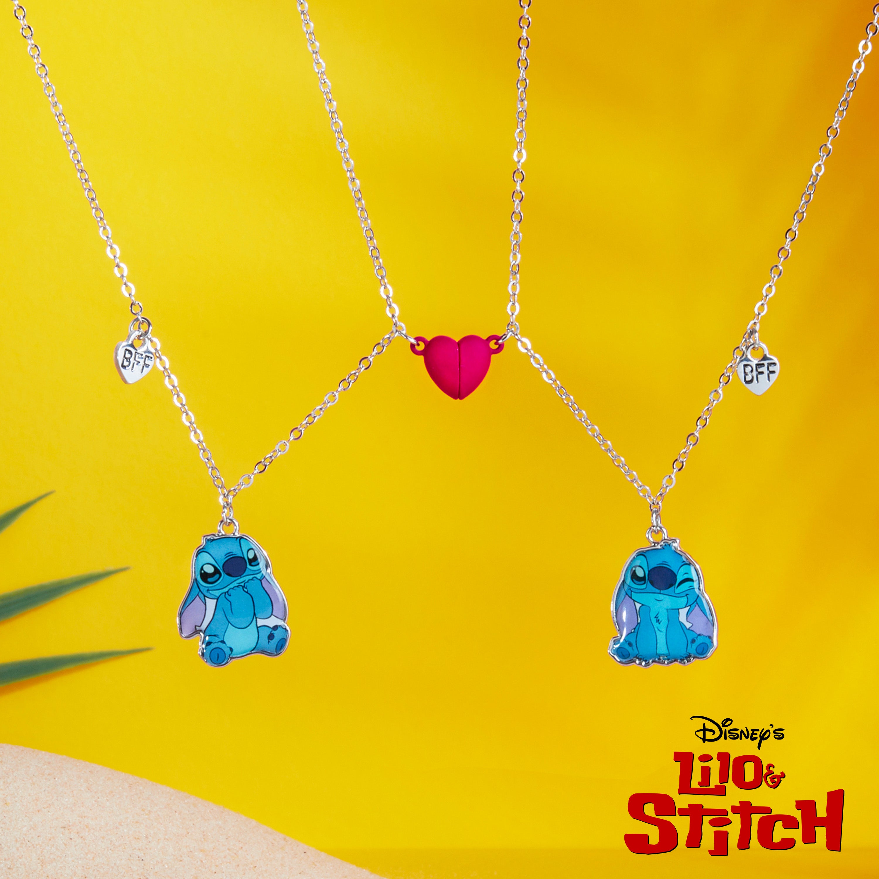 get-trend-disney-stitch-parure-bijoux-fille-collier-amiti image 2