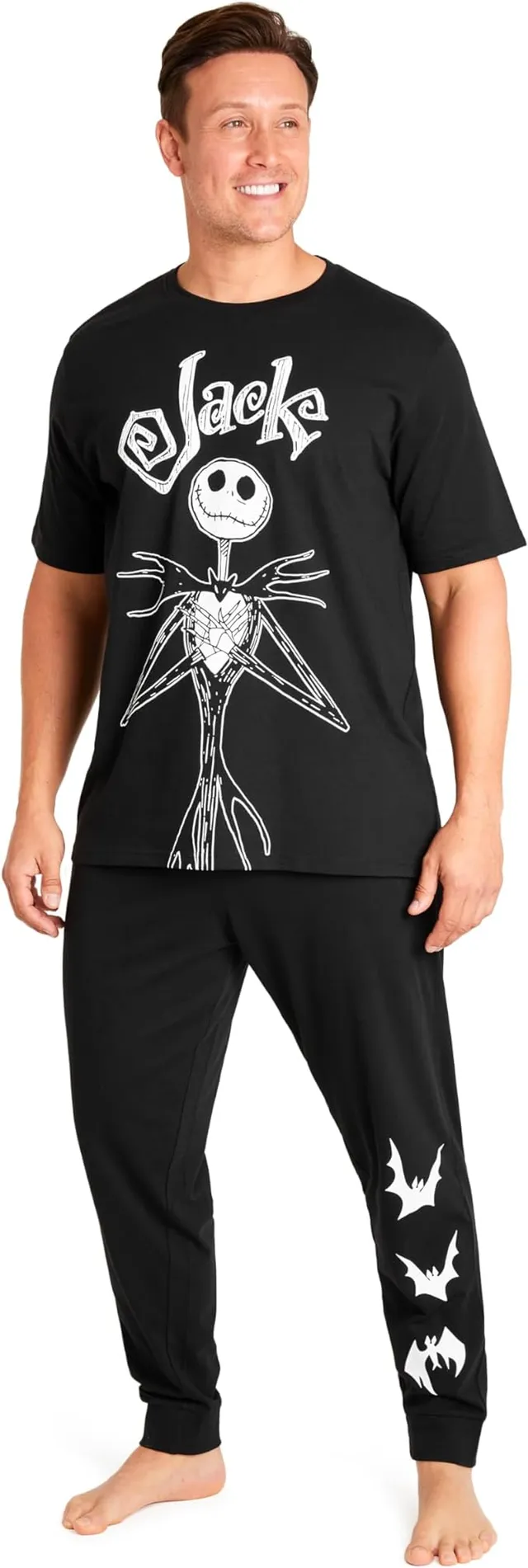 disney-pyjama-homme-coton-jack-donald-grincheux-taille-m-3xl image 1