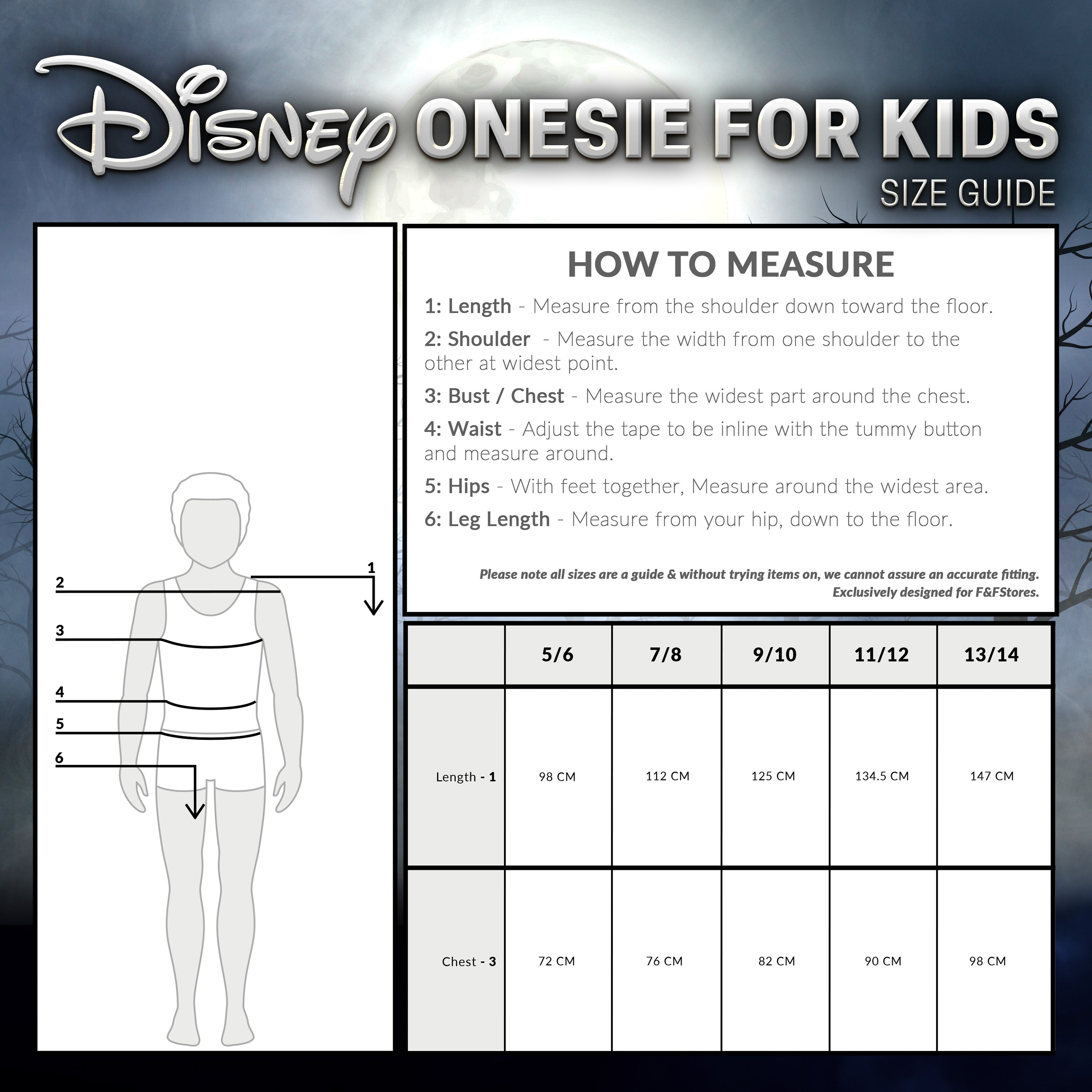disney-jack-skellington-combinaison-pyjama-7-8-ans-polaire image 6