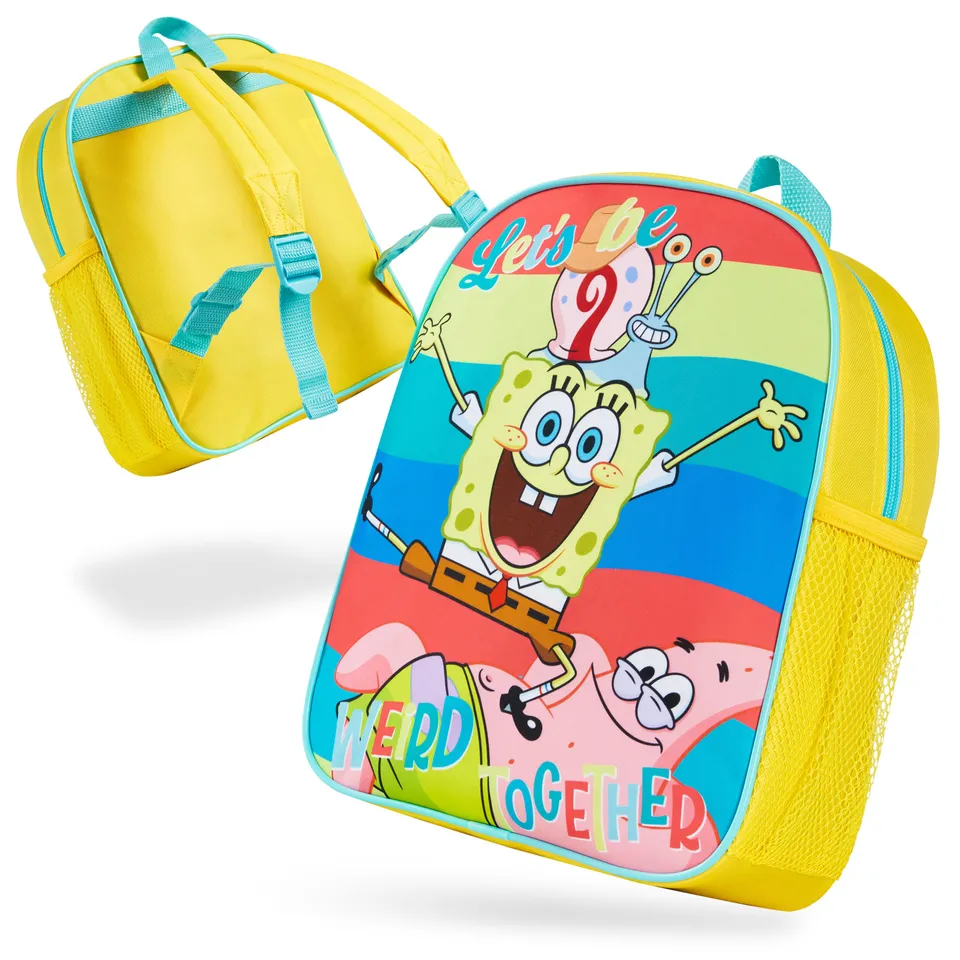 bob-l-ponge-sac-dos-enfant-29-cm-poche-gourde-rayures image 1