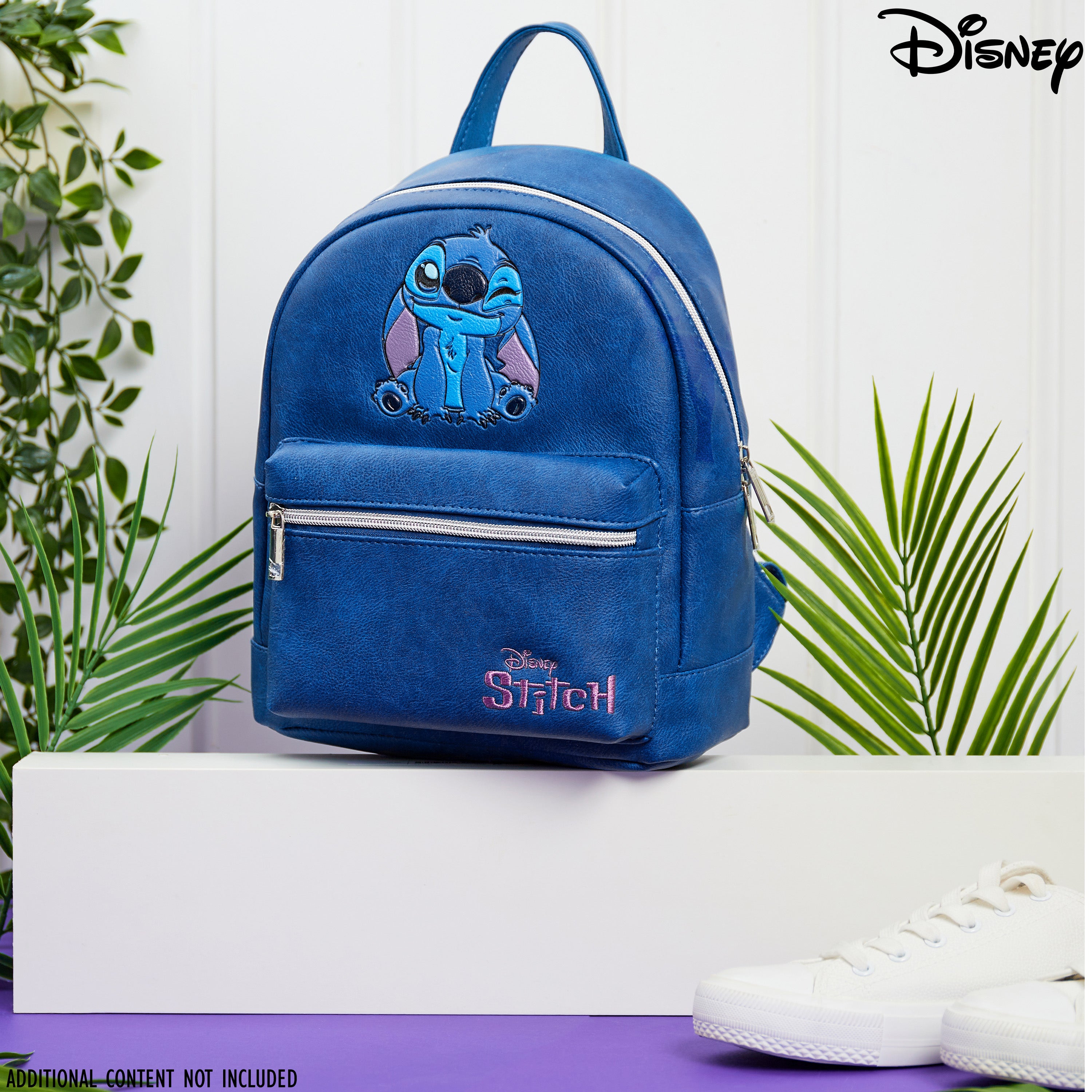 disney-stitch-sac-dos-fille-similicuir-poches-zipp-es image 2