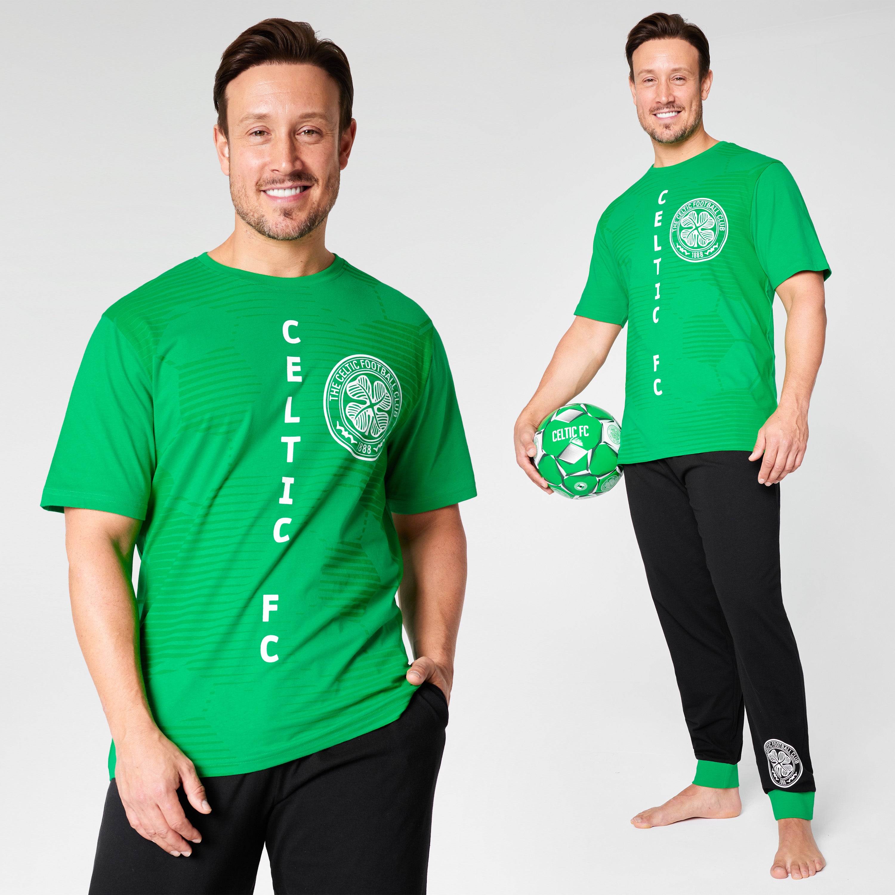 get-trend-celtic-pyjama-homme-vert-noir-taille-m image 2