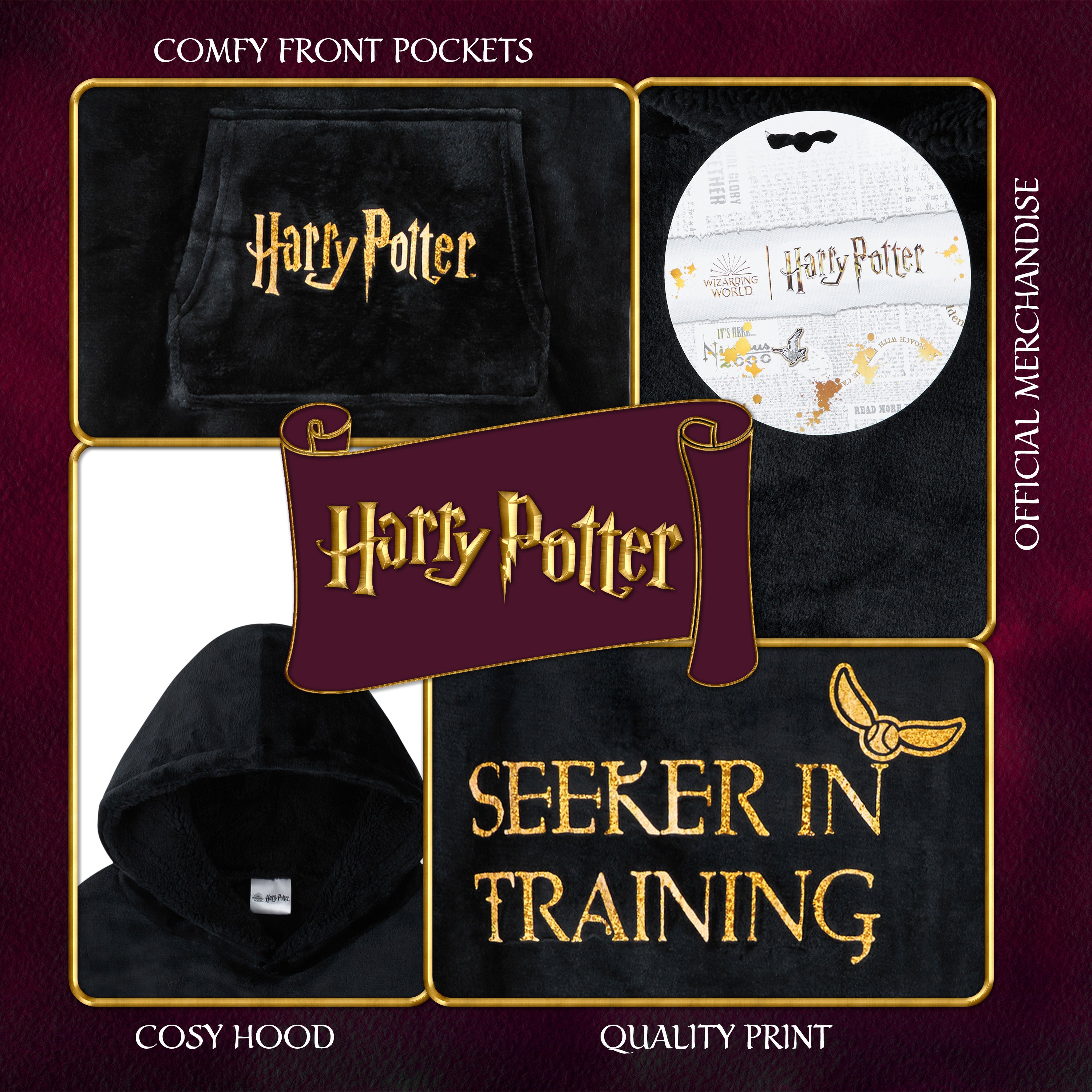harry-potter-plaid-capuche-enfant-sherpa-oversize image 5