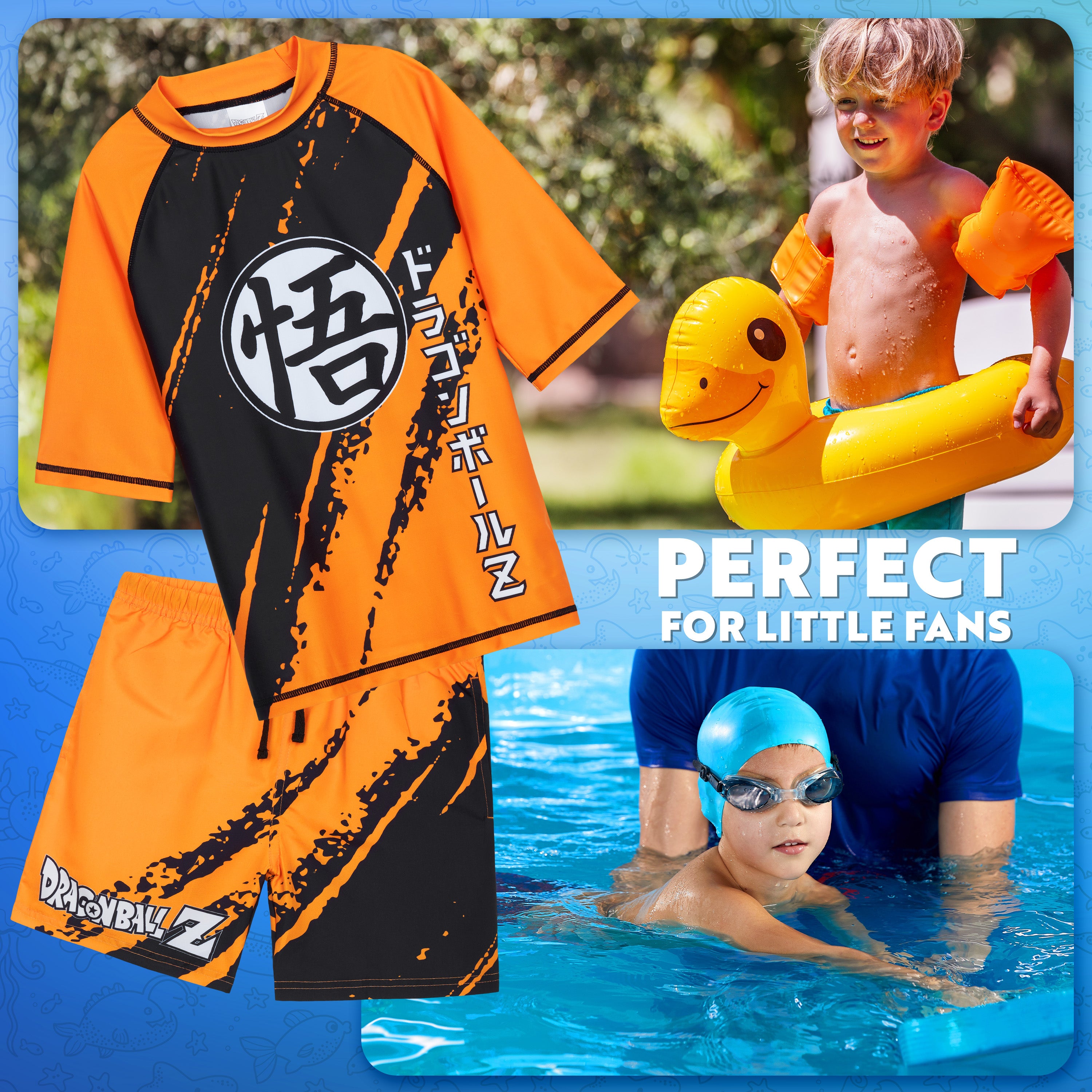 dragon-ball-z-maillot-de-bain-gar-on-2-pi-ces-9-10-ans image 2