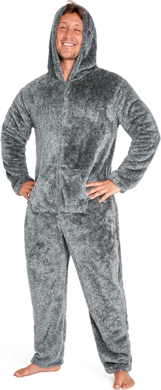 citycomfort-combinaison-pyjama-homme-polaire-capuche-l-zip image 1
