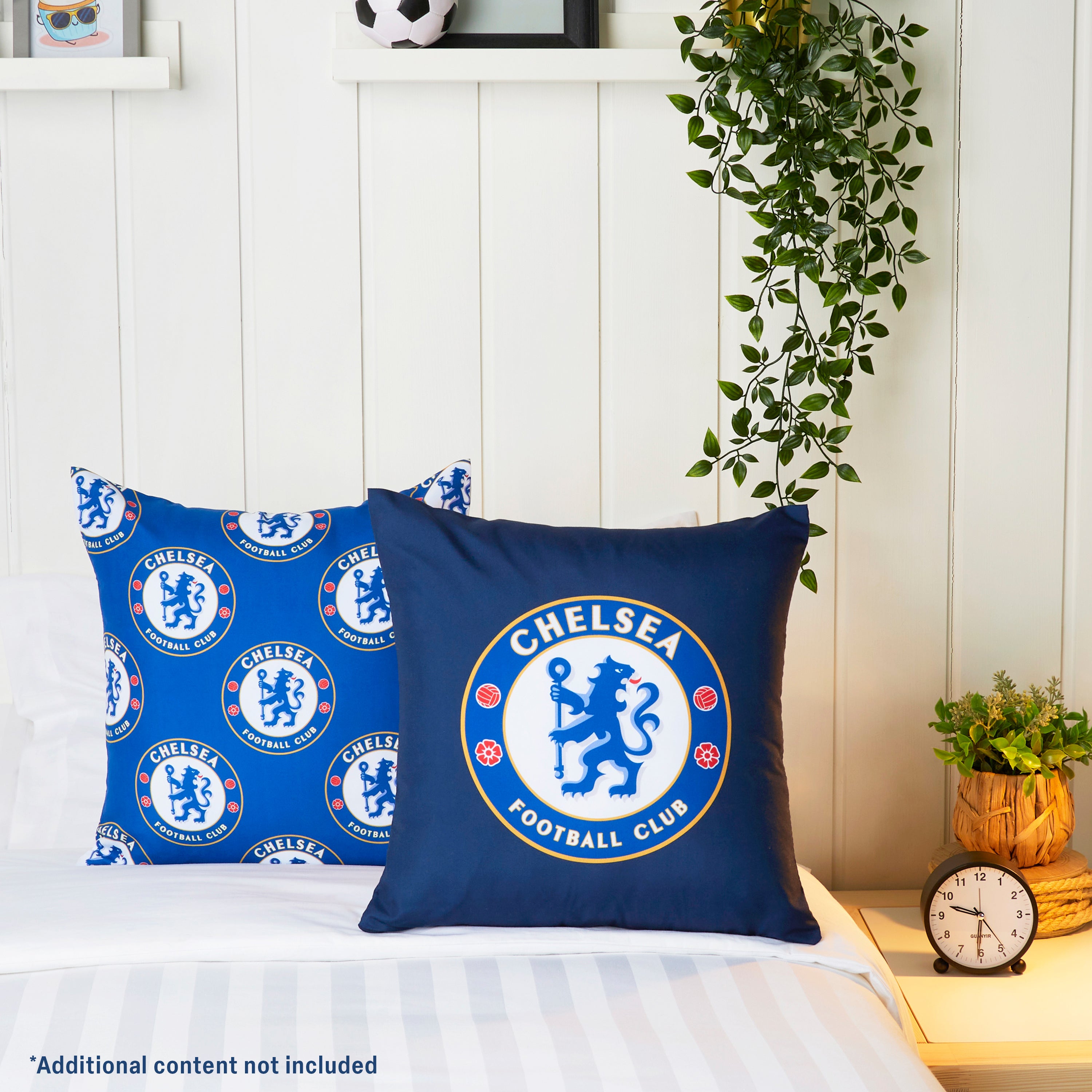 chelsea-fc-housse-coussin-39x39-cm-lot-2-bleu image 2