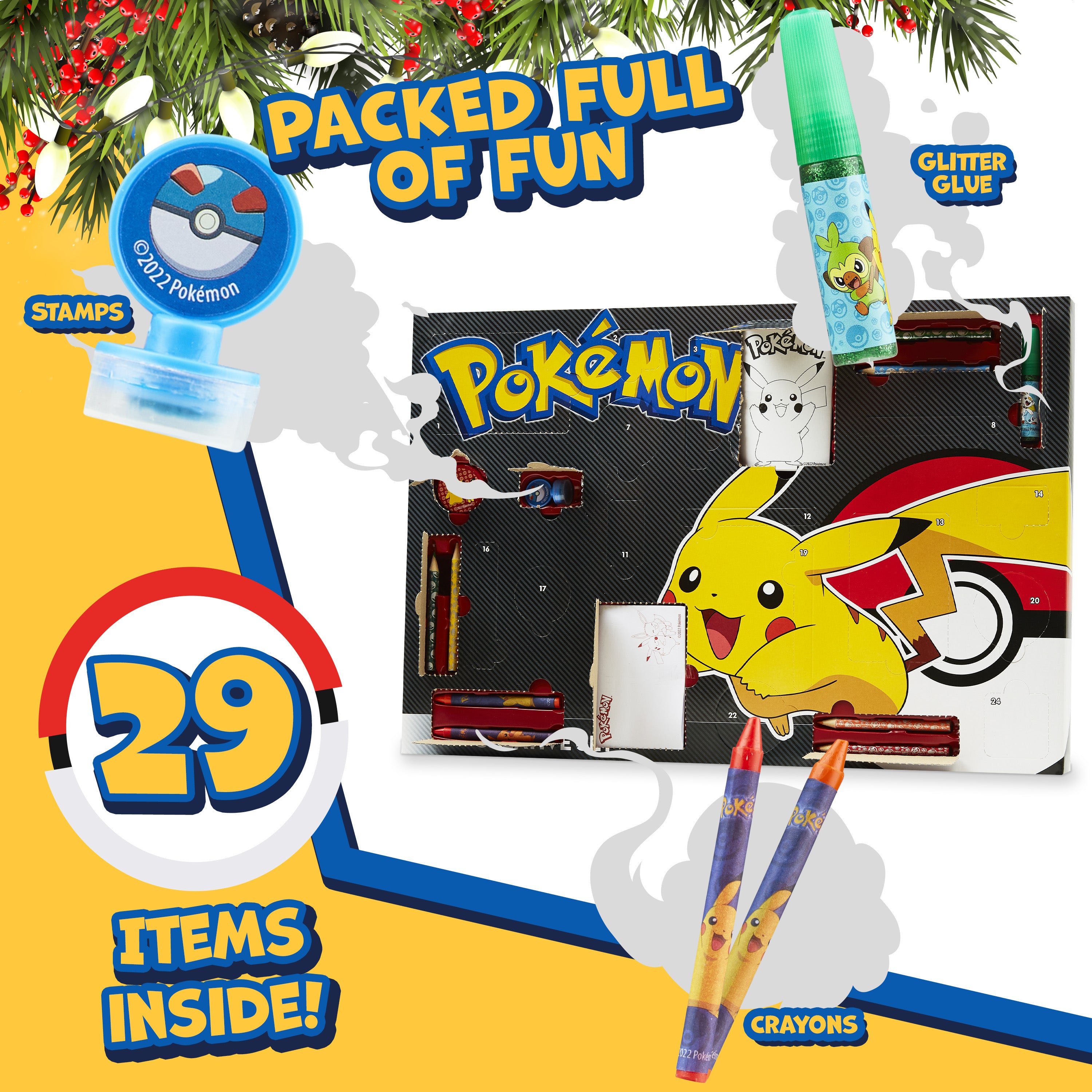 get-trend-pokemon-calendrier-avent-papeterie-24-surprises-enfant image 3