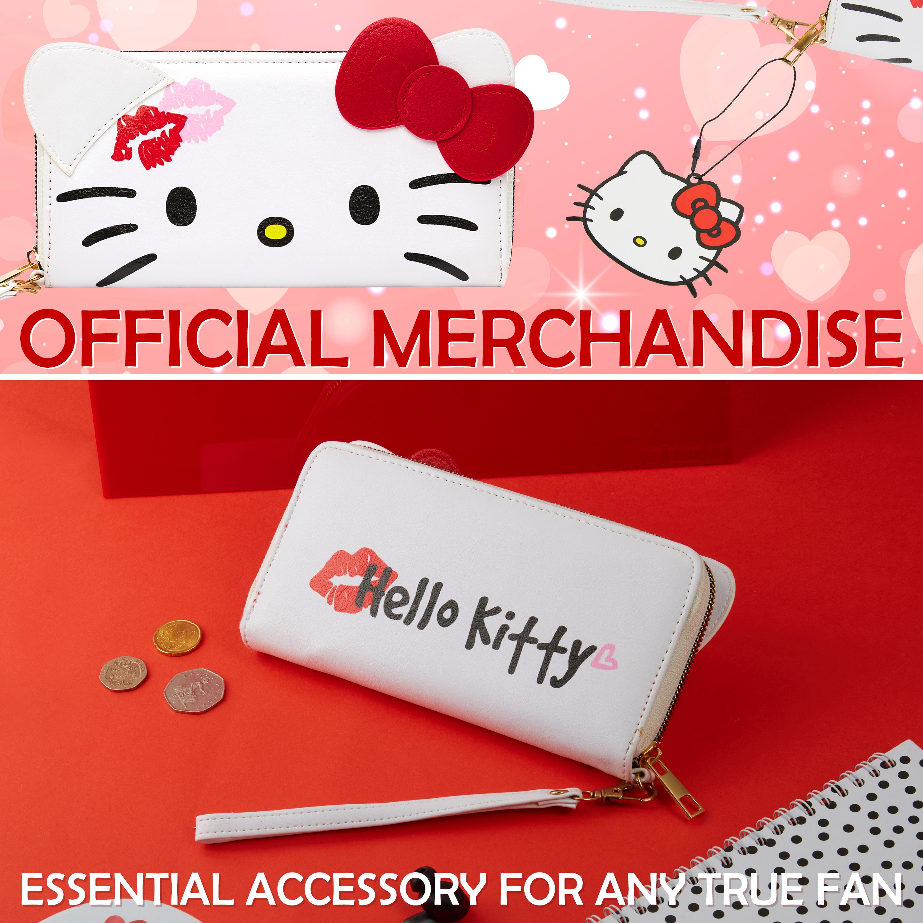 hello-kitty-portefeuille-femme-zip-cartes-monnaie-cadeau image 4