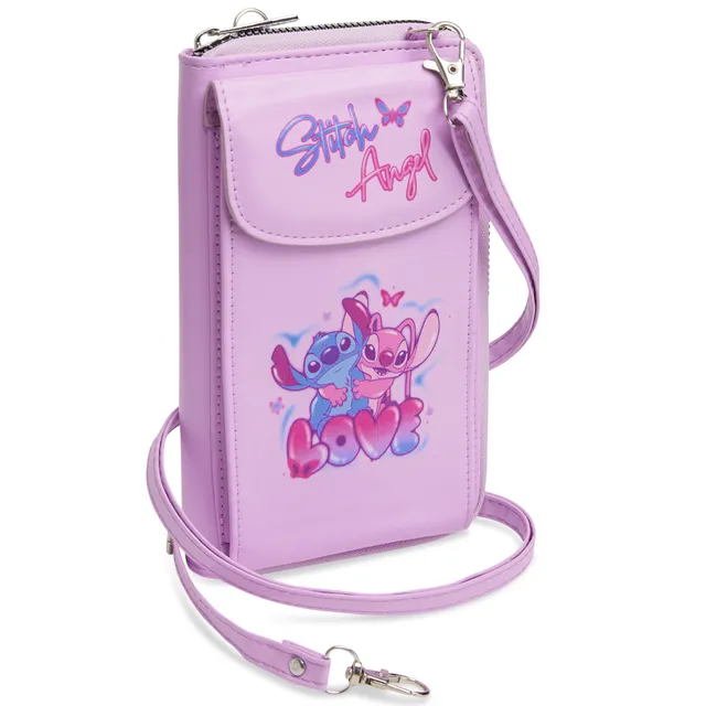 disney-stitch-sac-bandouli-re-t-l-phone-fille-rose image 1