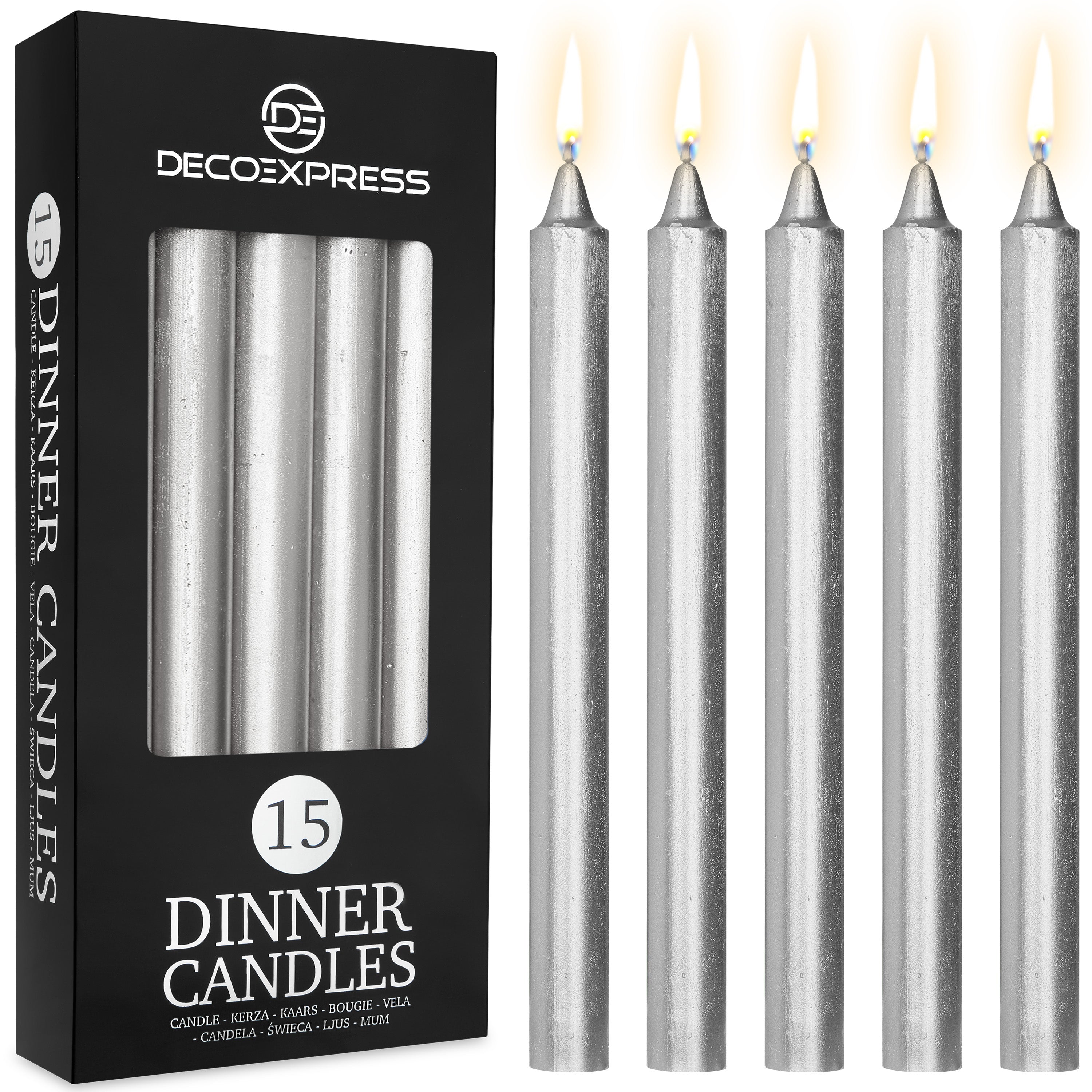 deco-express-bougies-effil-es-blanches-lot-15-9h-non-parfum-es image 7