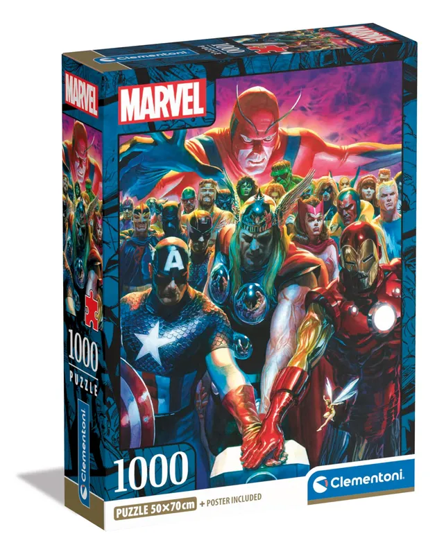 clementoni-marvel-avengers-puzzle-1000-pi-ces-70x50cm-adulte image 1