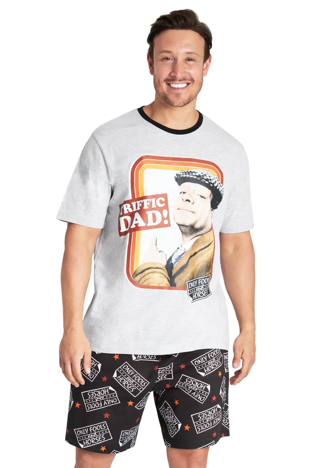 only-fools-and-horses-pyjama-court-homme-coton-t-shirt-short image 1