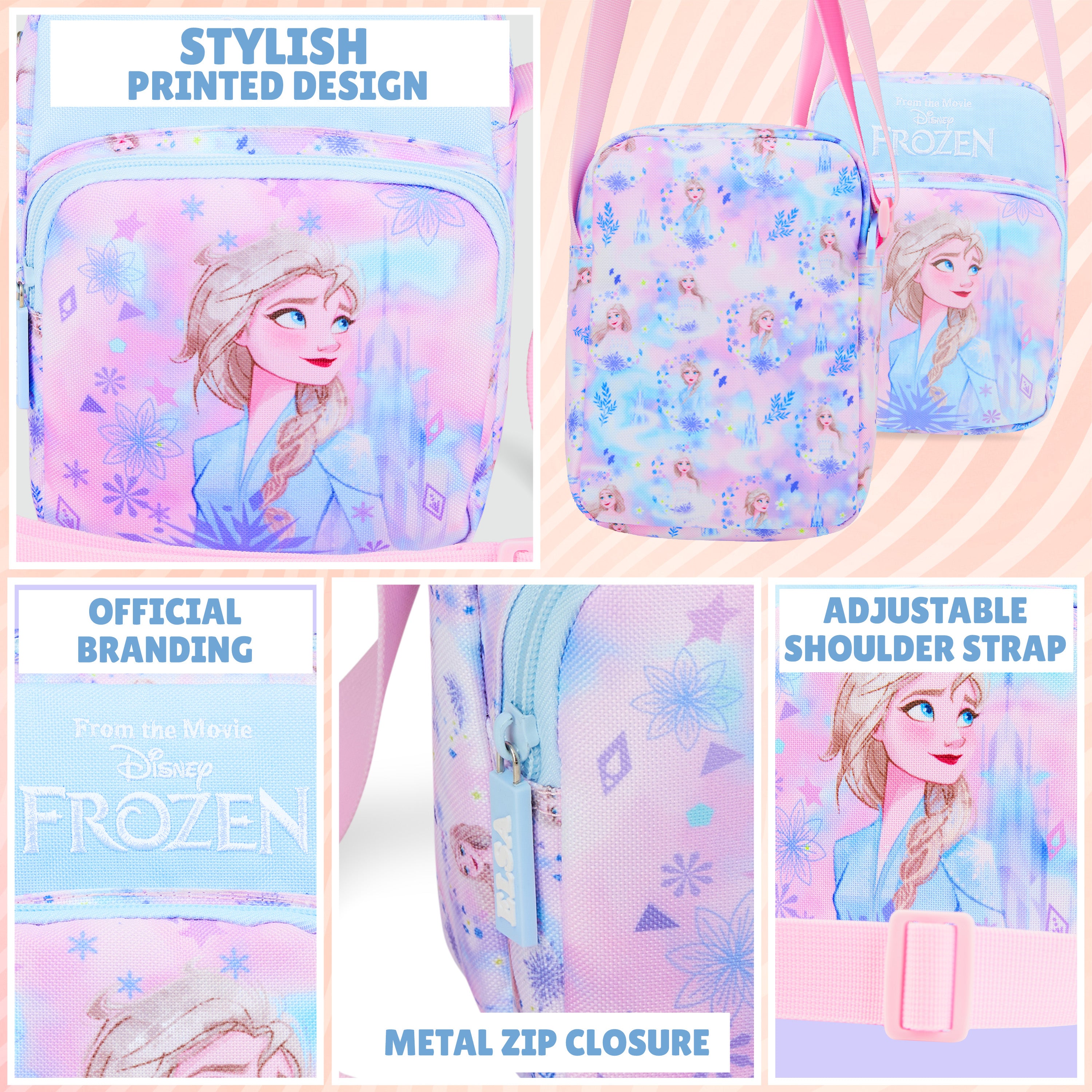 get-trend-girls-disney-frozen-sac-bandouli-re-fille-ajustable image 4