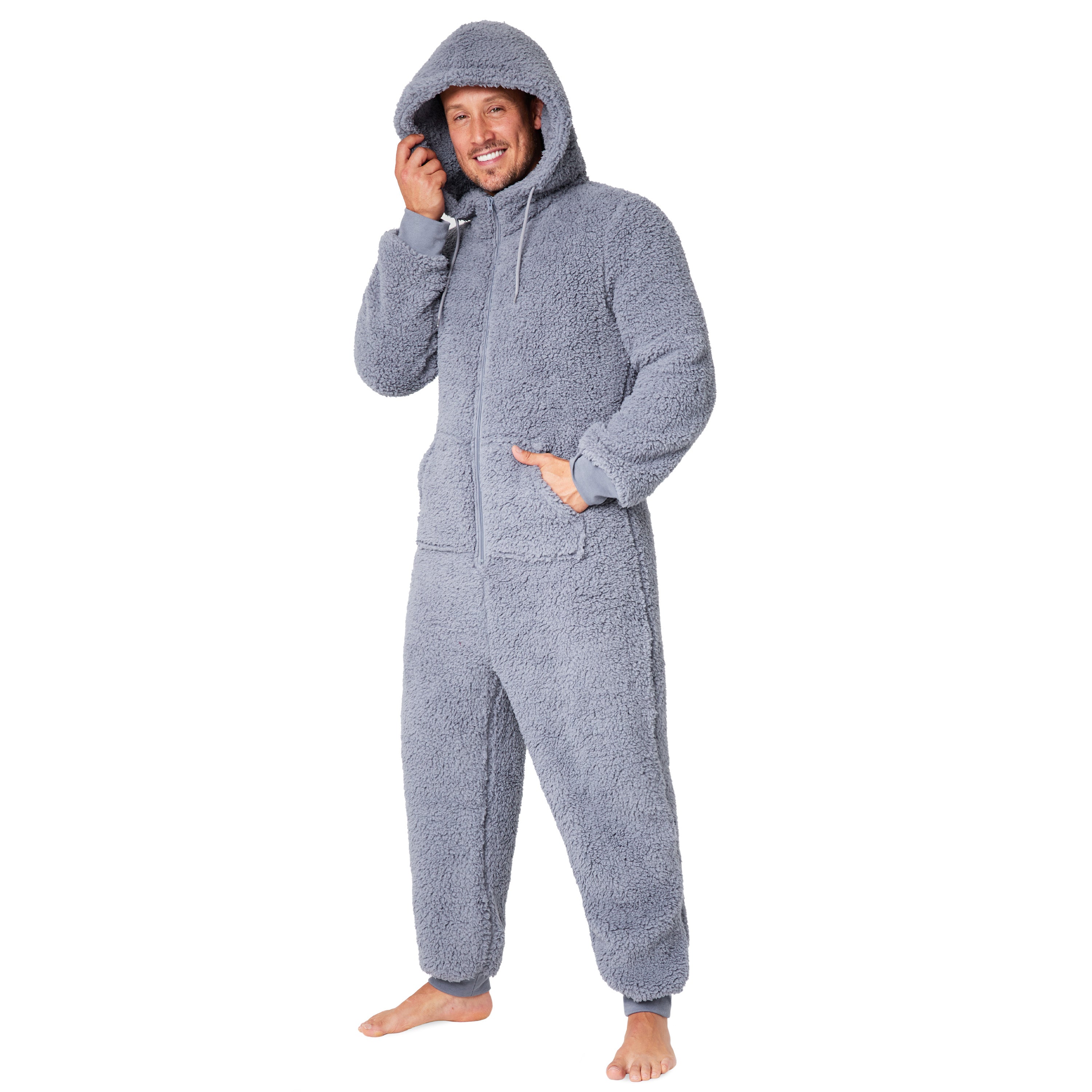 citycomfort-grenouill-re-homme-polaire-capuche-gris-m-3xl image 2