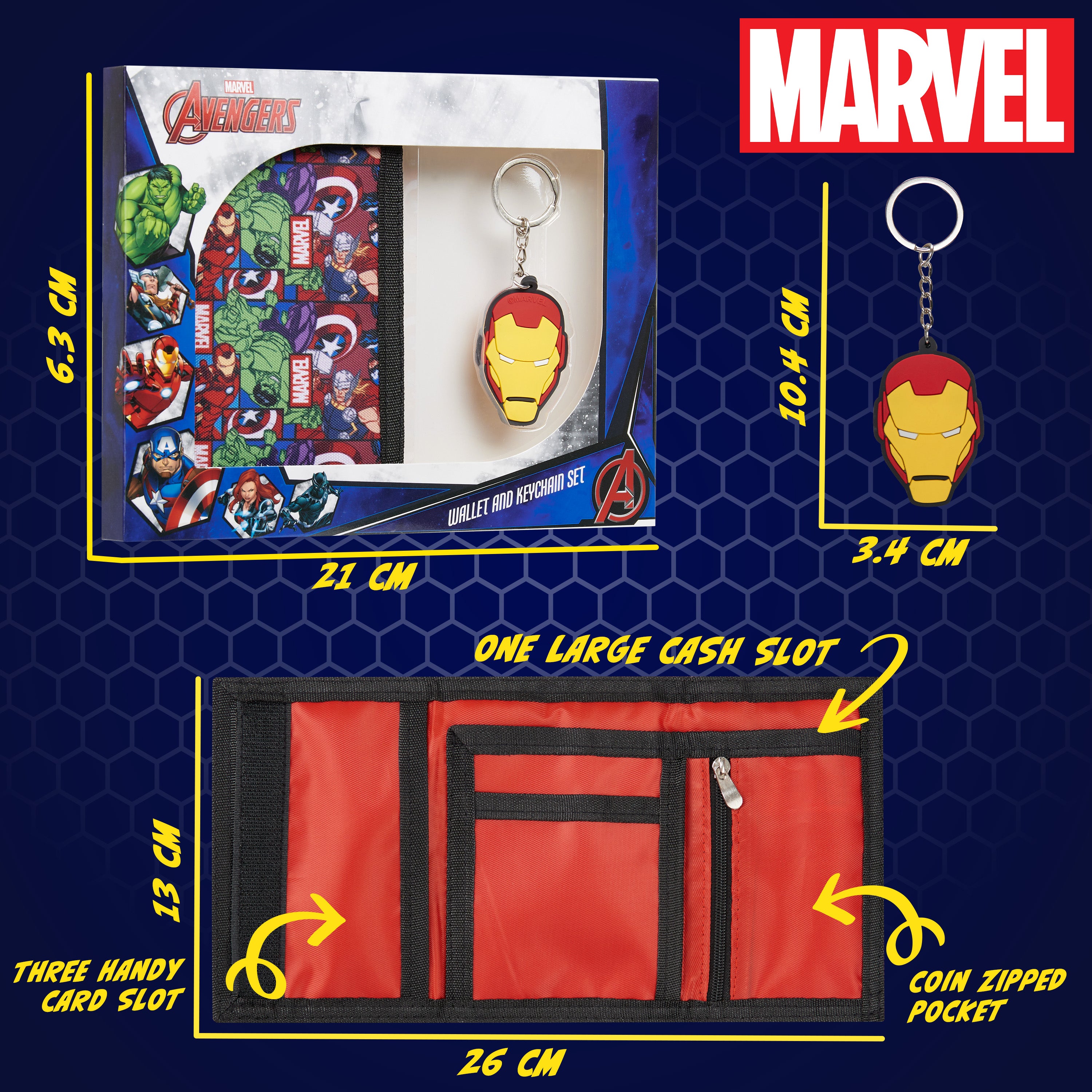 marvel-avengers-portefeuille-gar-on-porte-cl-s-multi image 6