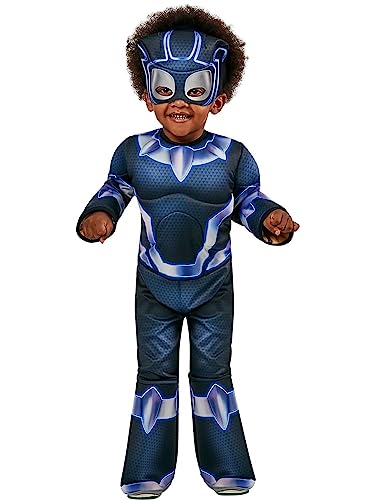 rubies-spidey-black-panther-costume-deluxe-enfant-noir image 7