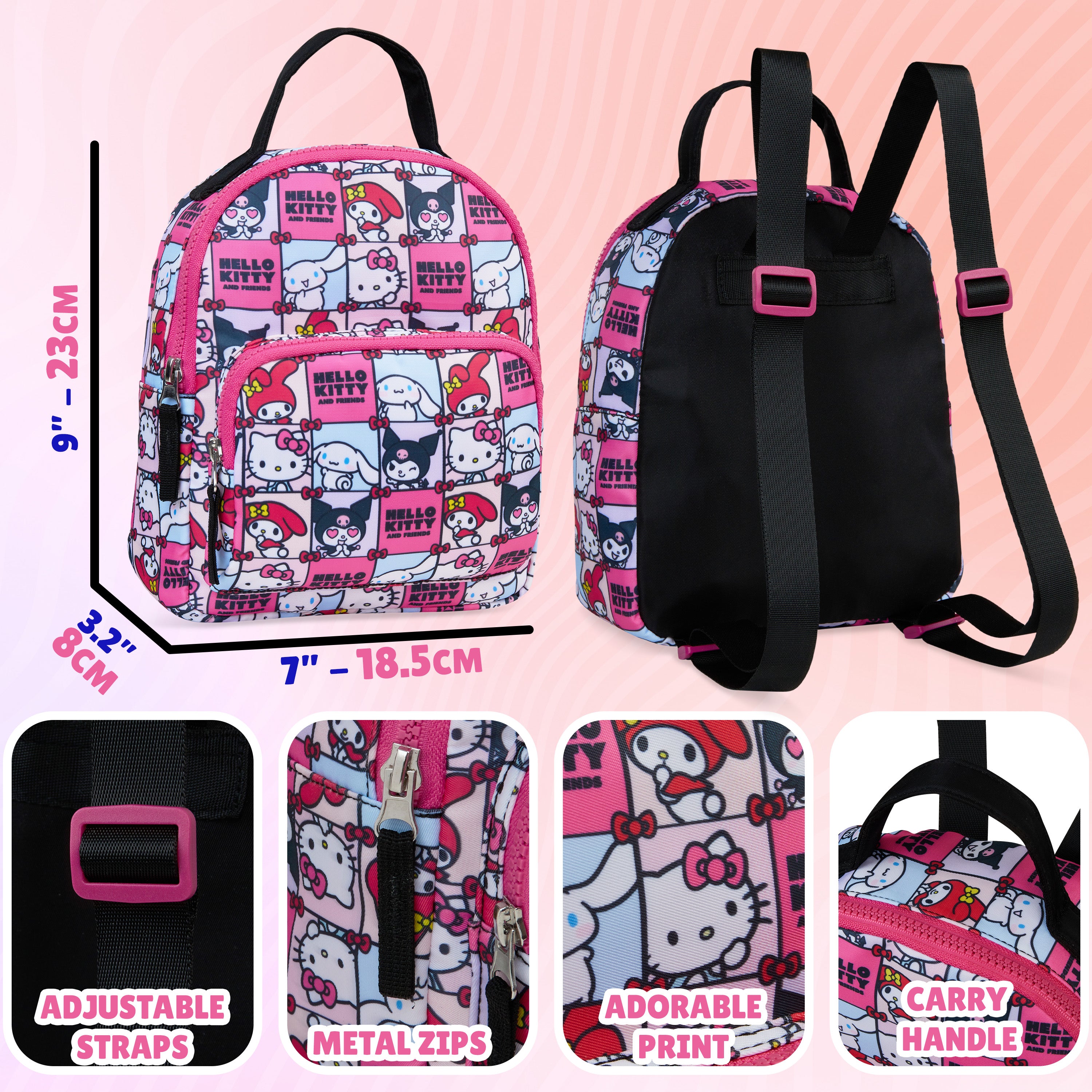 hello-kitty-sac-dos-petit-fille-ado-bretelles image 6