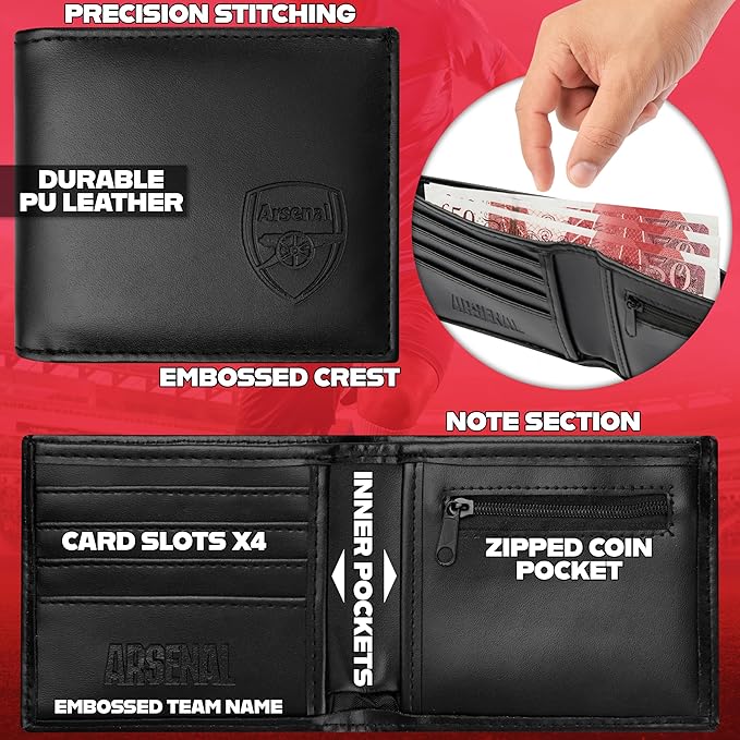 arsenal-portefeuille-homme-porte-cl-s-cusson-officiel image 4
