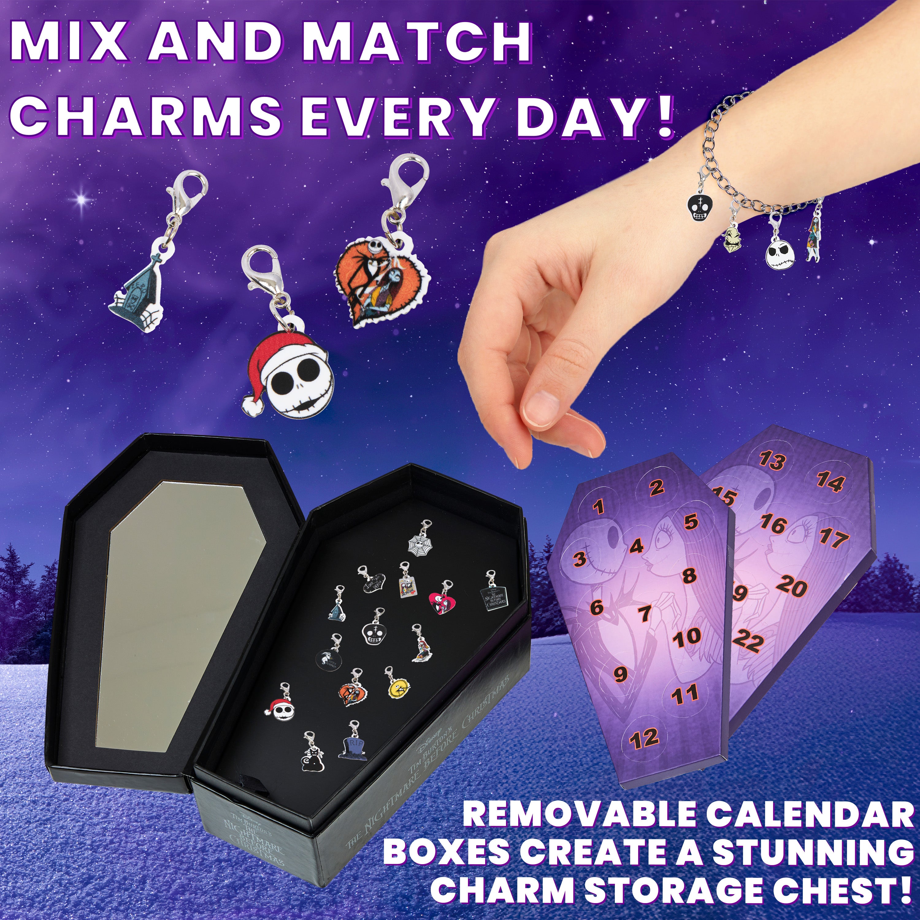 disney-l-trange-no-l-calendrier-de-l-avent-bijoux-2025-noir image 4