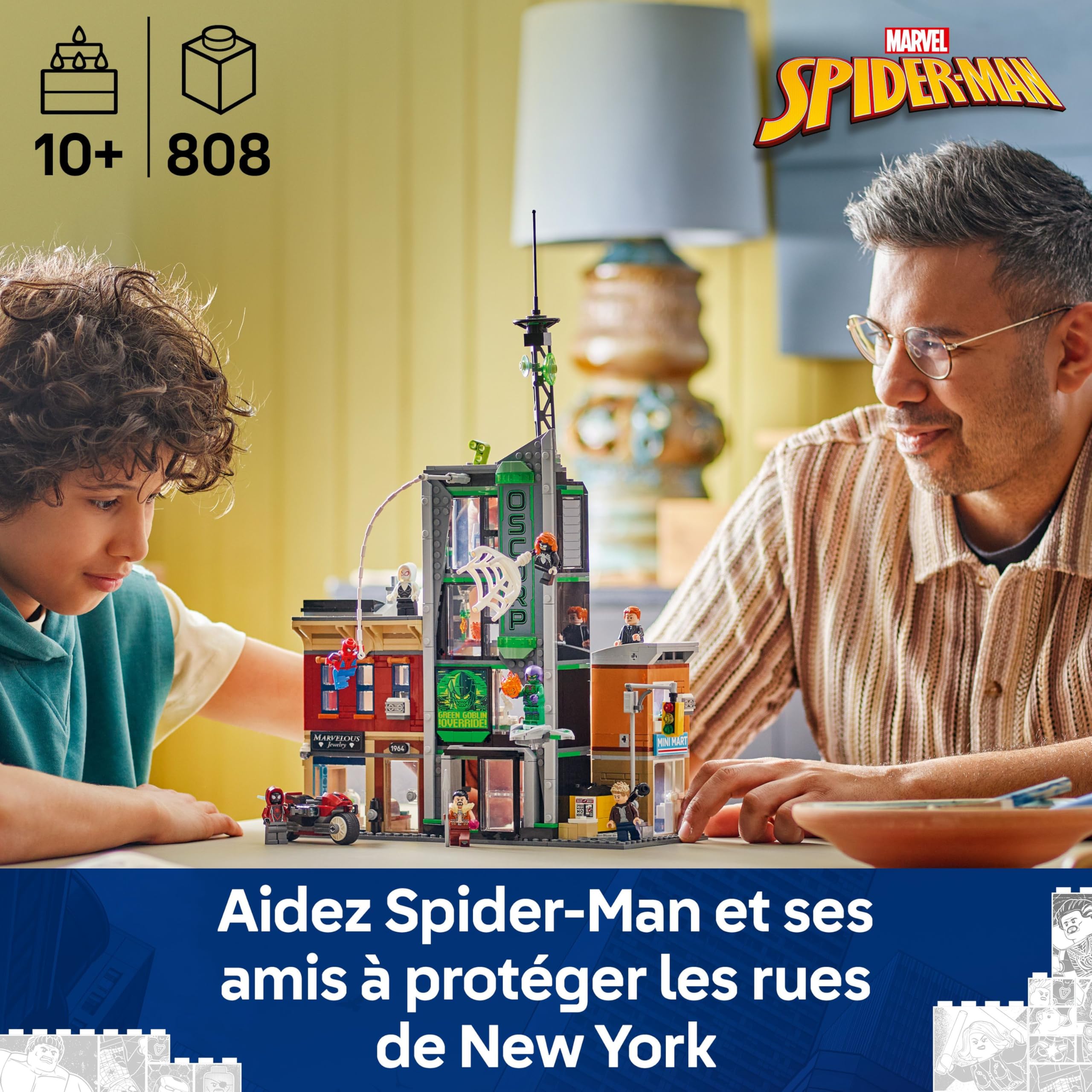 lego-marvel-76324-spider-man-contre-oscorp-jeu-808-pi-ces image 2