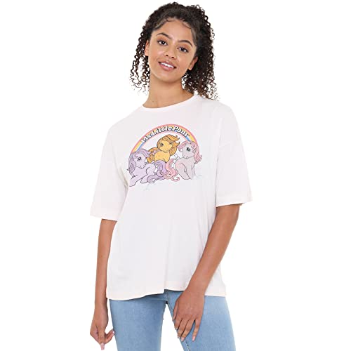 my-little-pony-rainbow-arch-t-shirt-femme-blanc-oversize image 8