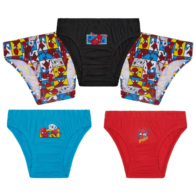 marvel-slips-gar-on-spiderman-lot-de-5-5-6-ans-coton image 1