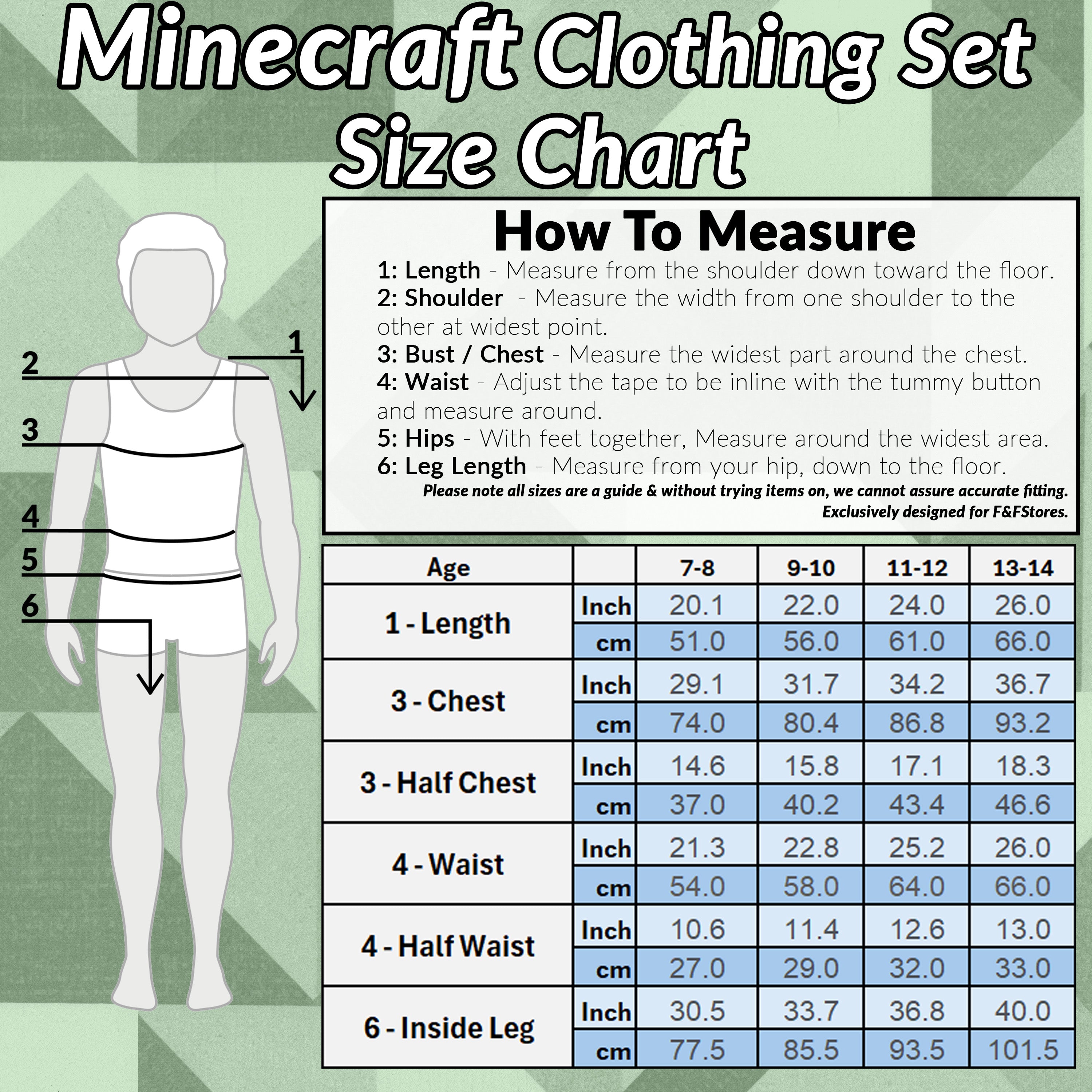 minecraft-pyjama-gar-on-long-coton-creeper-7-8-ans image 6