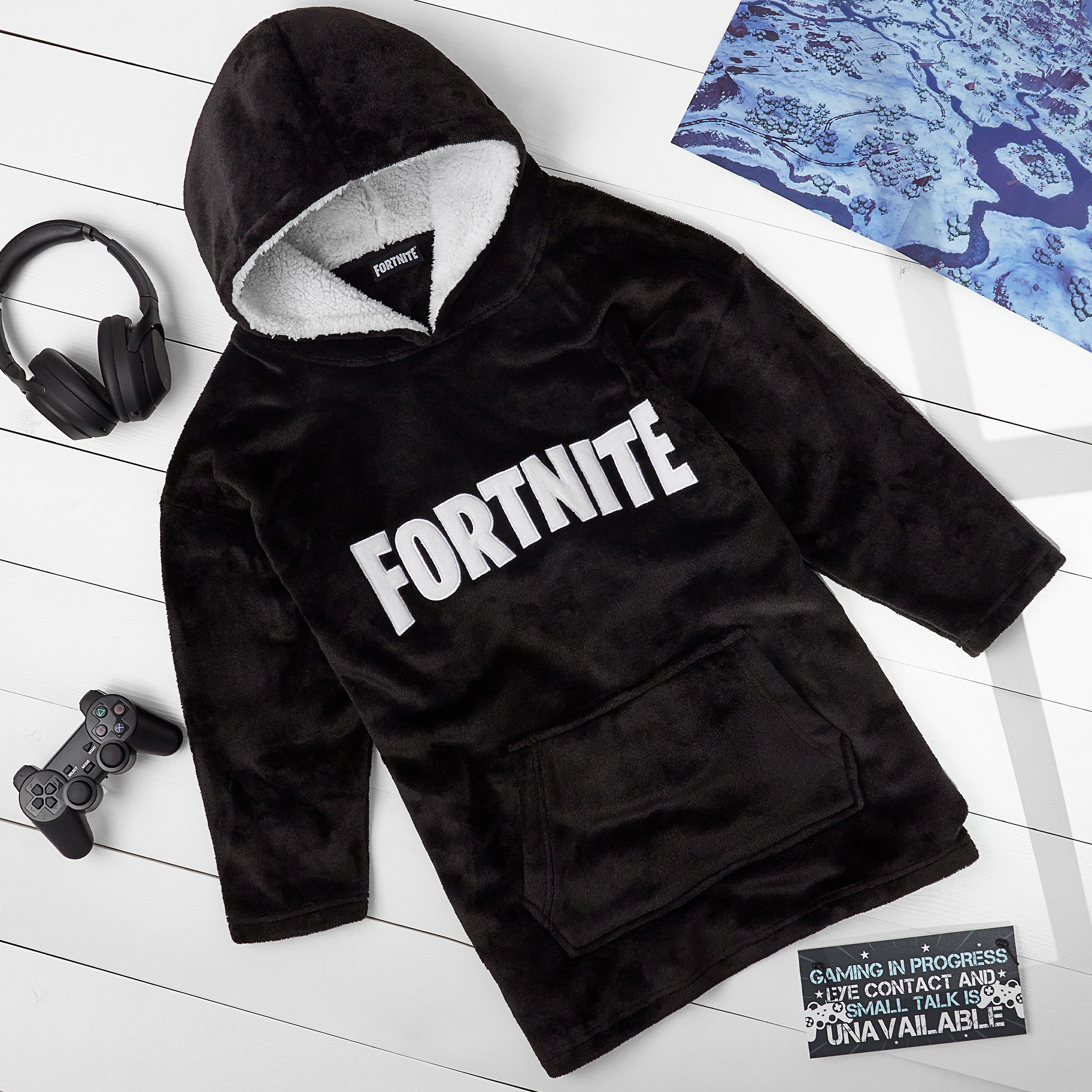fortnite-hoodie-plaid-polaire-surtaill-ado-14 image 4