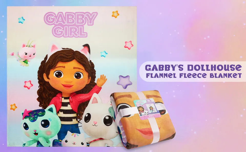 gabby-s-dollhouse-couverture-polaire-enfant-150x130-chats image 1