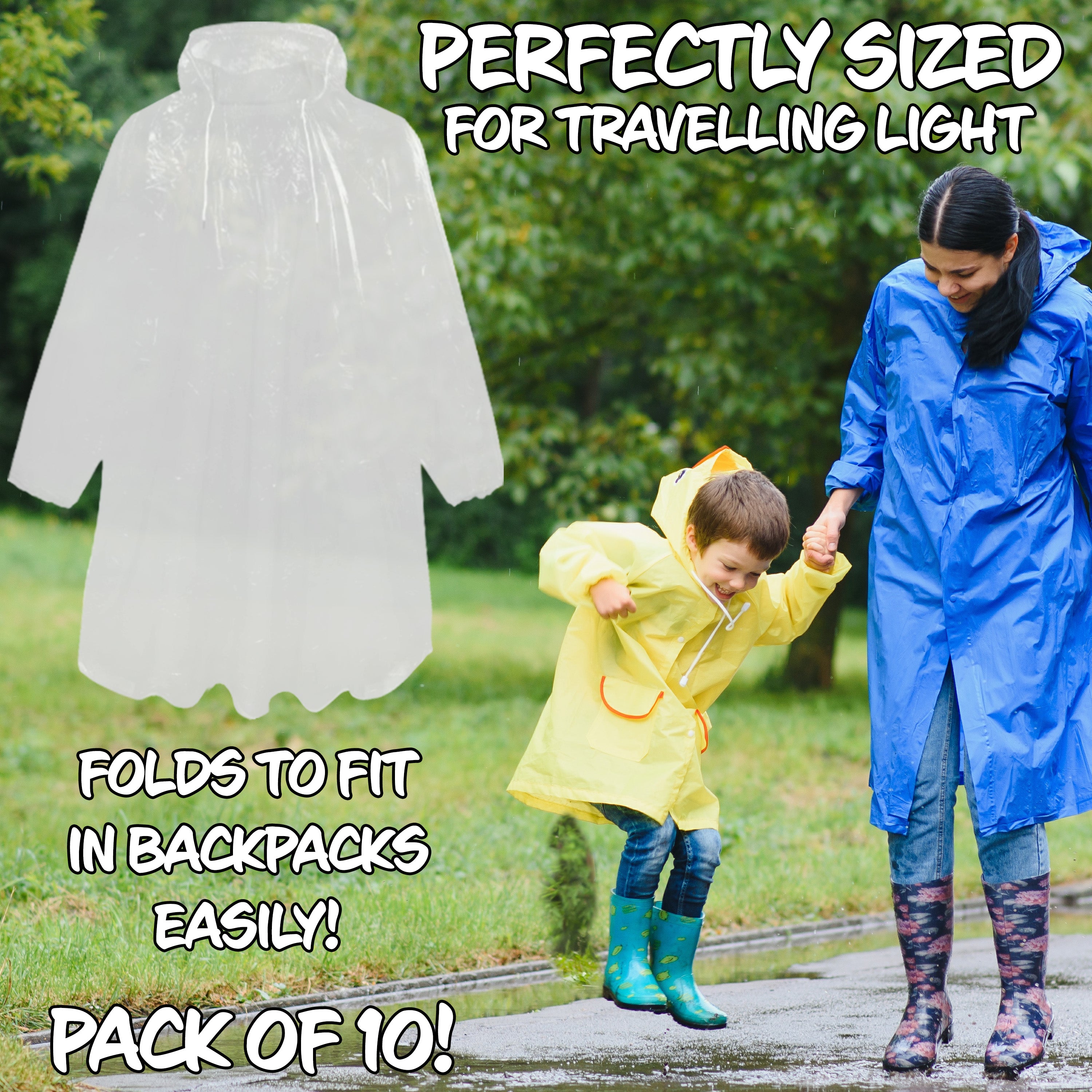 citycomfort-poncho-pluie-jetable-enfant-transparent-lot-5 image 5